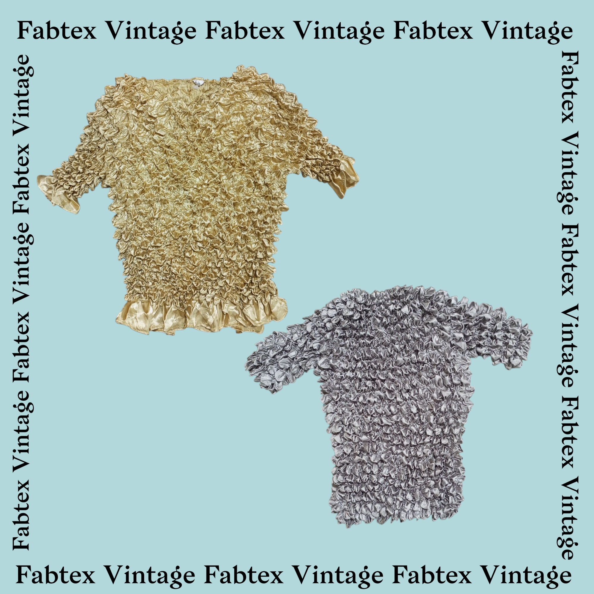 (FV-755) Y2K Vintage Popcorn Soft Girls Tops