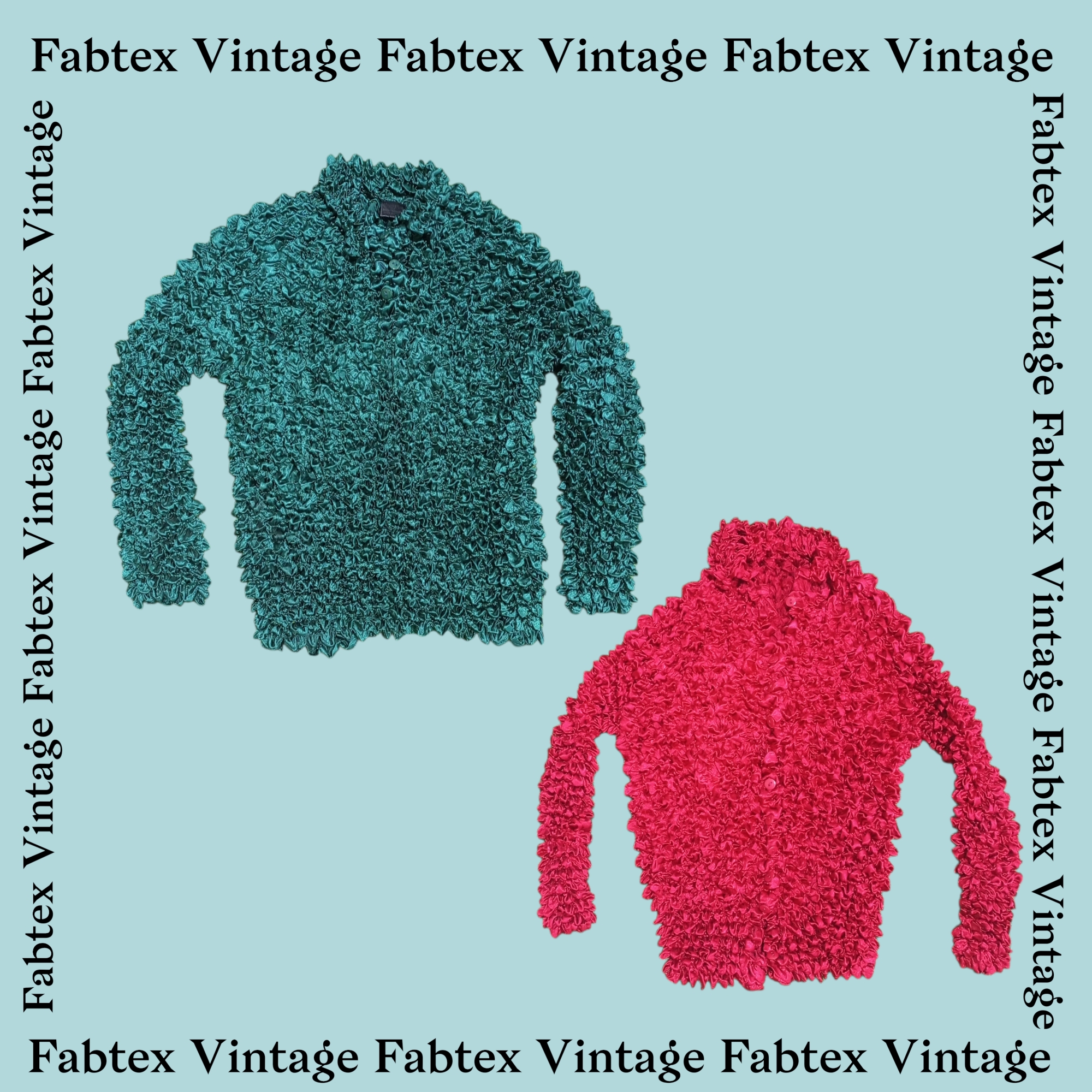 (FV-756) Vintage Gothic Popcorn Mix Tops