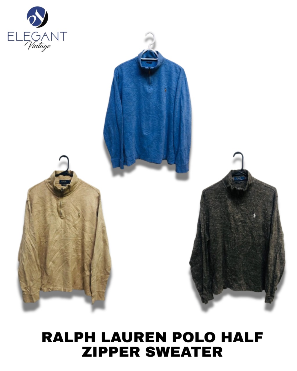 Ralph Lauren Polo Half Zipper Sweaters - EVM0557