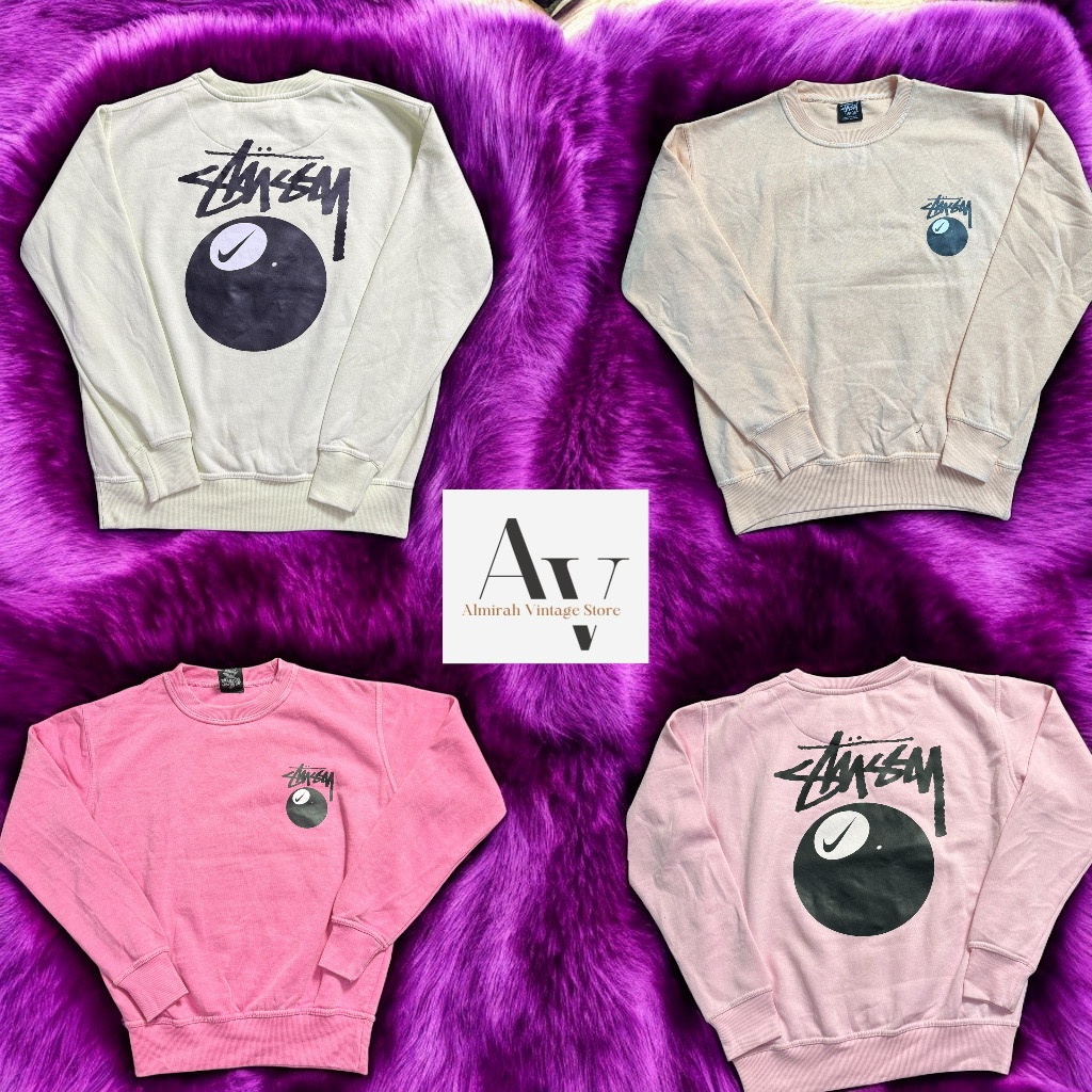 Stussy rework style Nike 8ball felpe