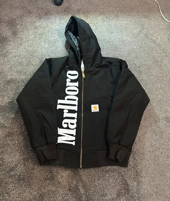 Carhartt X Marlboro Rework Style Giacche Attive Nere