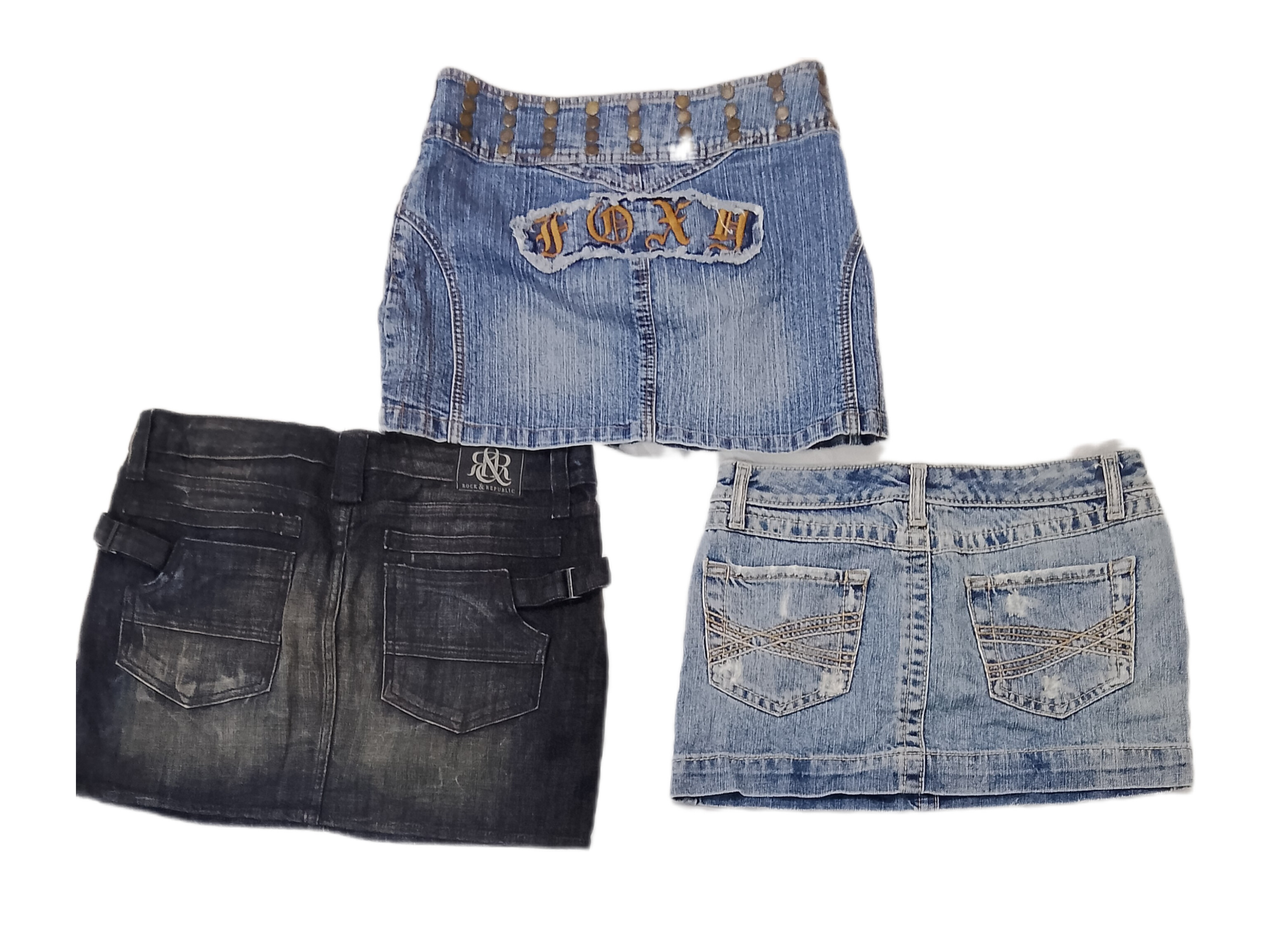 Designer Denim Mini RÖCKE (brand) Rock Republic, foxy, usw.