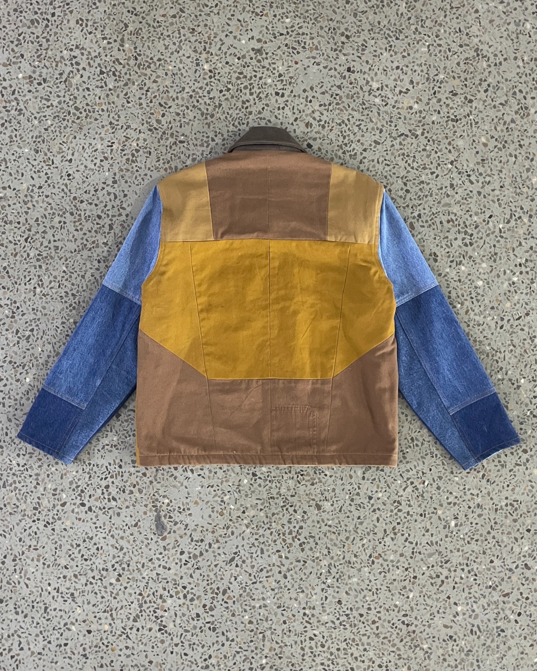 Upcycled Two-Tone Arbeitsjacke