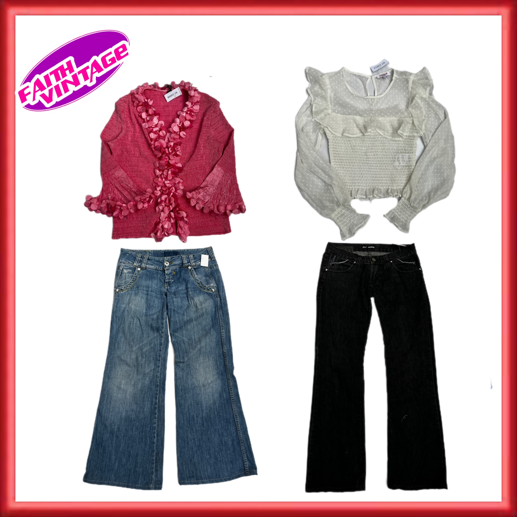 Denime & Day Dress Top & Jeans Mix (FV-214)