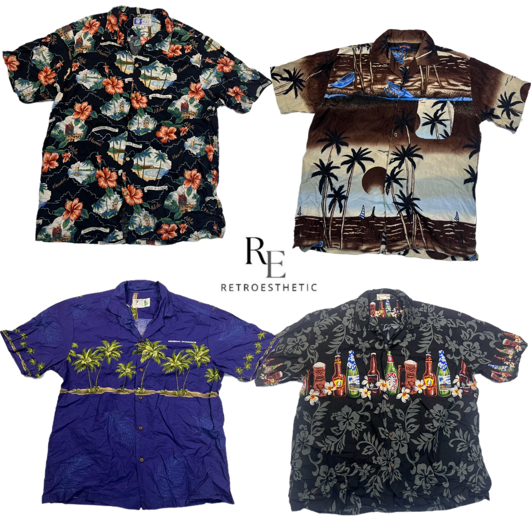 Camisa Havaiiana Y2K RE-2641