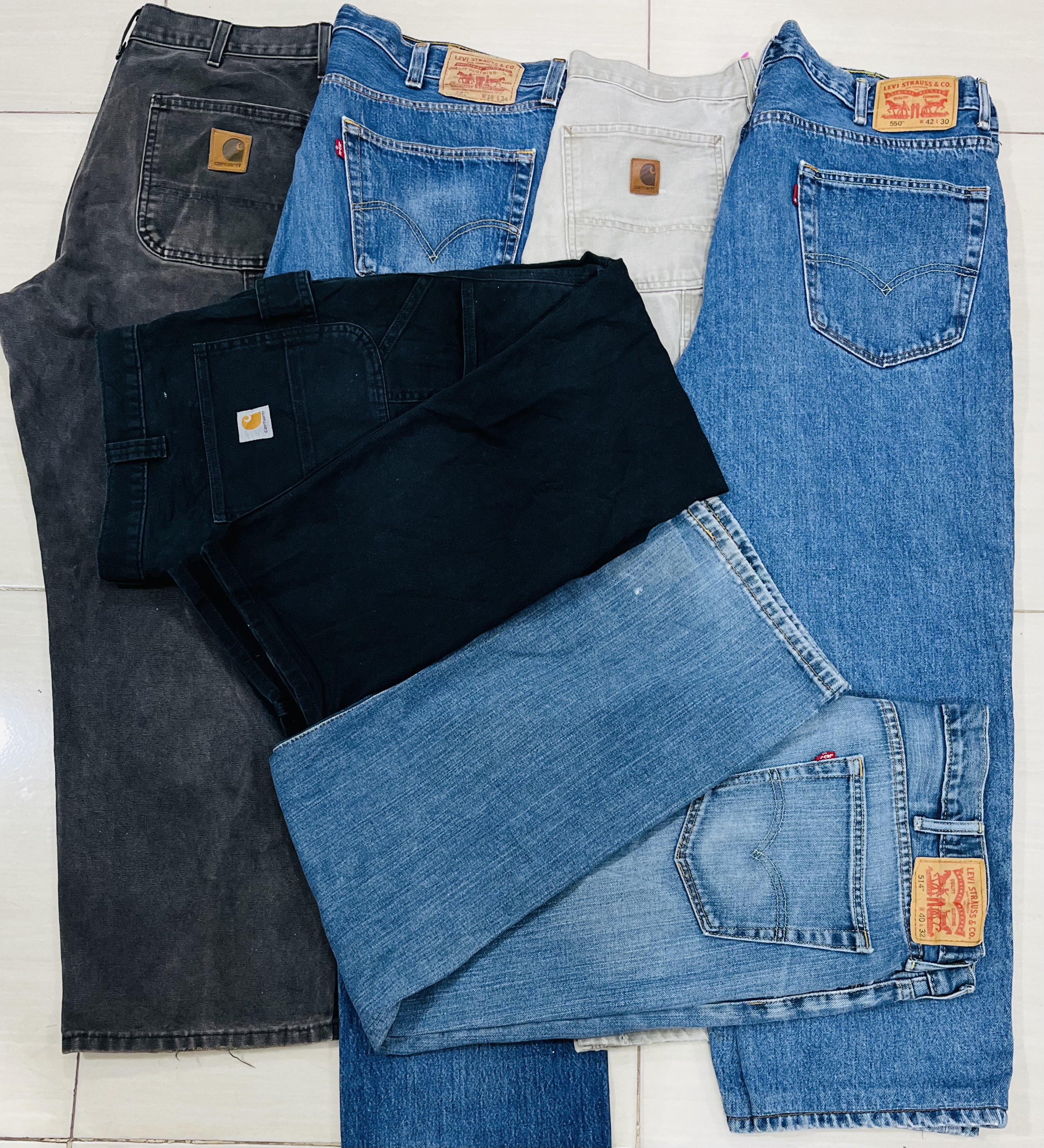 jeans misti di marca