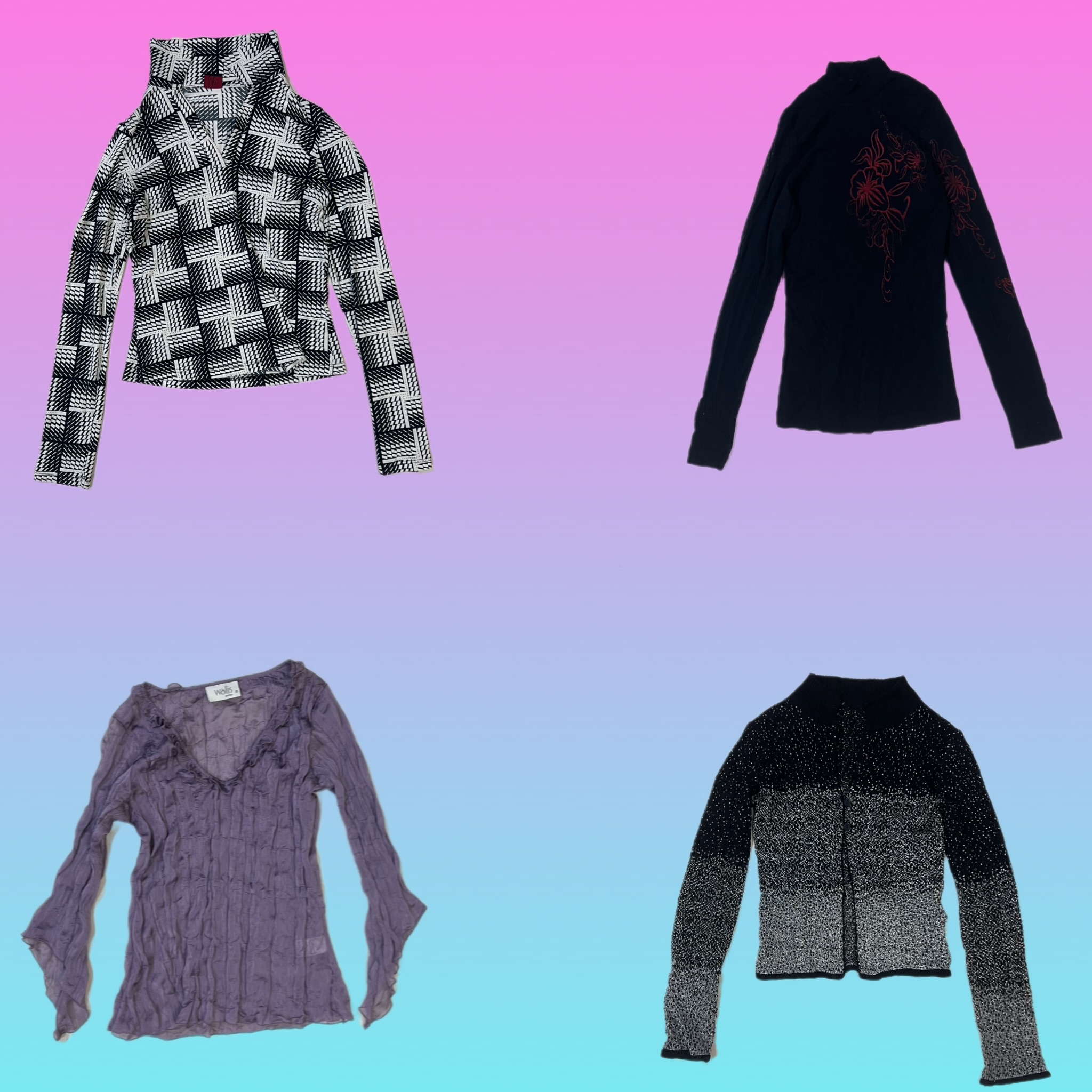 Y2K Iconic Full sleeve Tops (TS-1830)