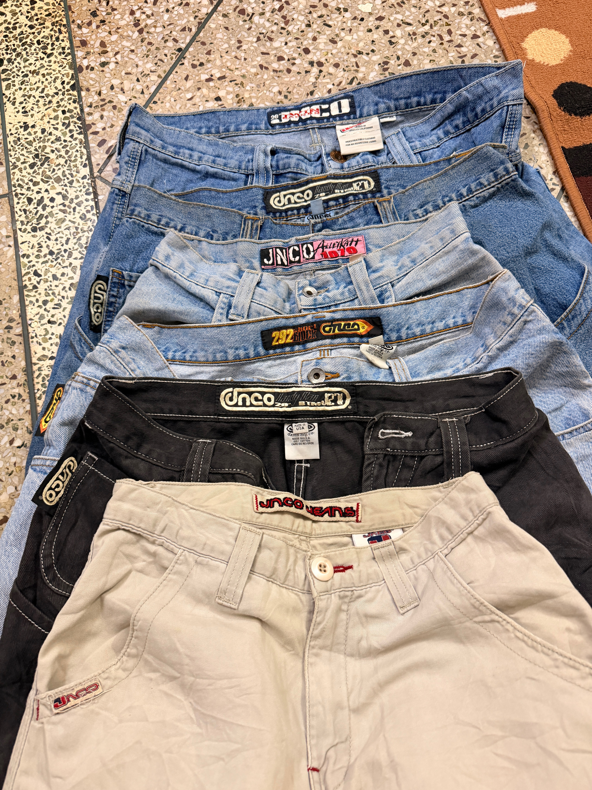 JNCO jeans and jorts