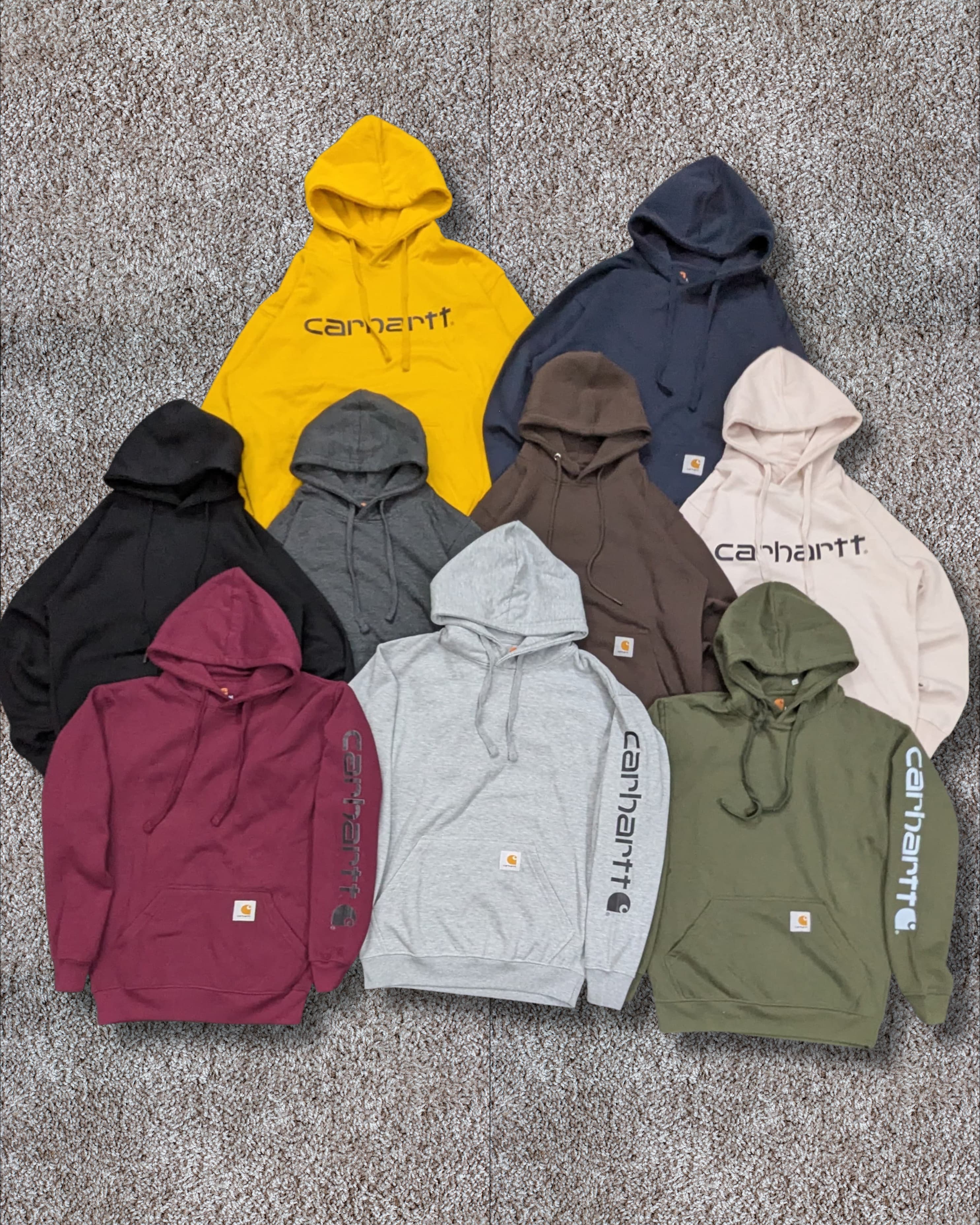 Carhartt Rework Style Pullover Hoodies