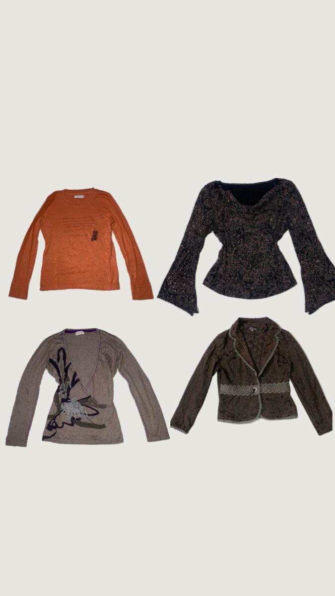 Y2k Full Sleeve Blouse (M-199)