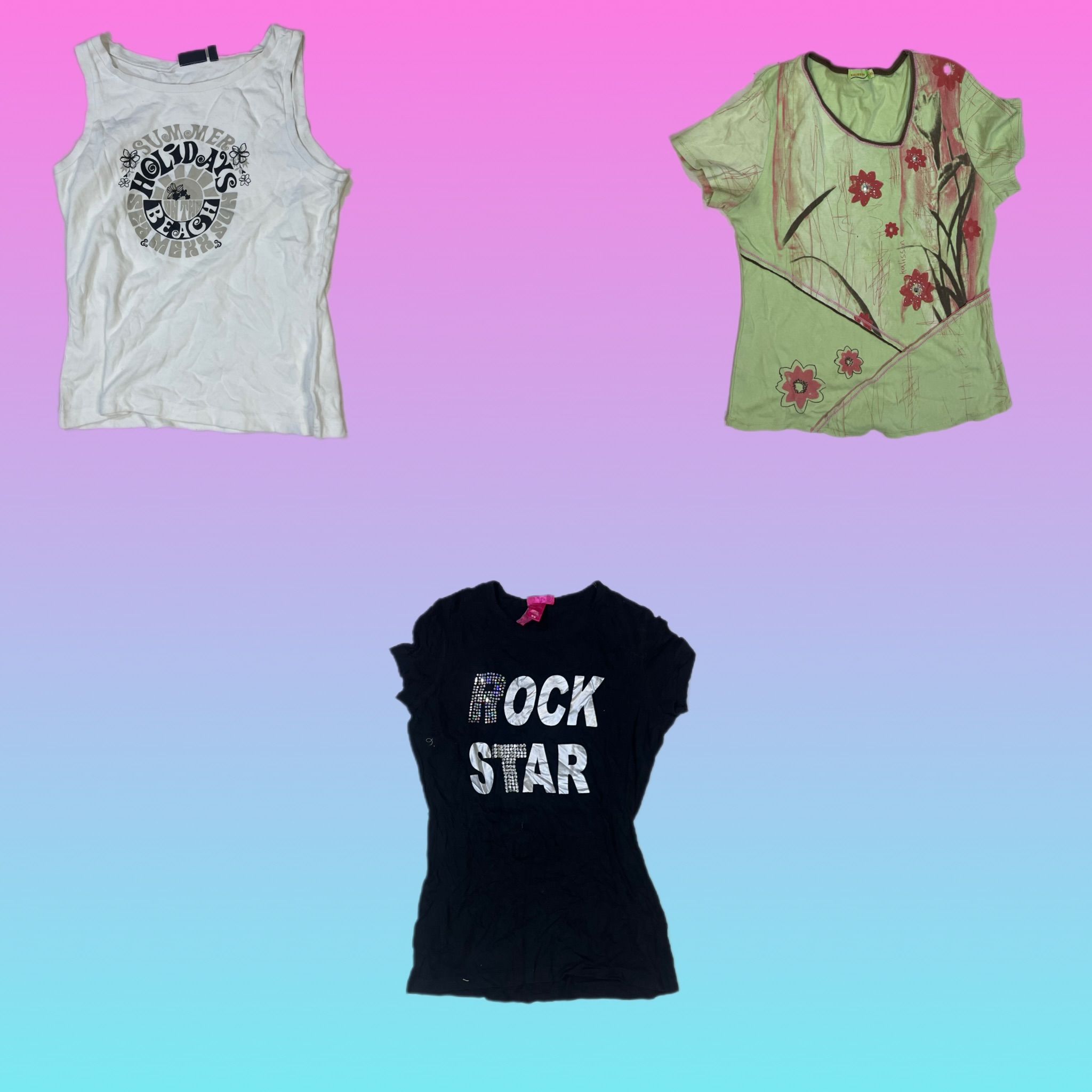 Y2K Iconic Cami Tops (TS-1838)