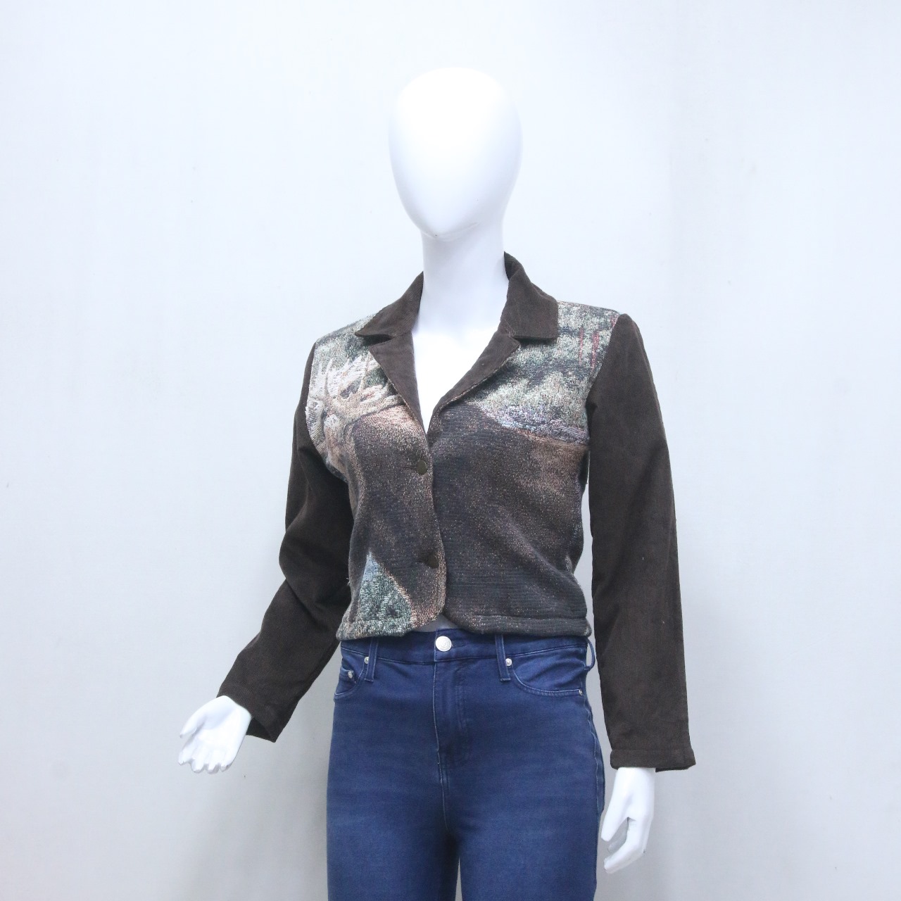 CR1037 The Forest Tapestry Upcycled Jacket