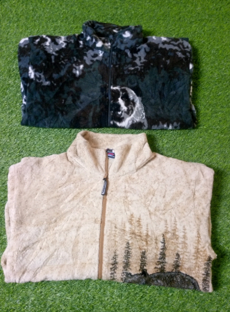 Animal printed Fleece Jacket