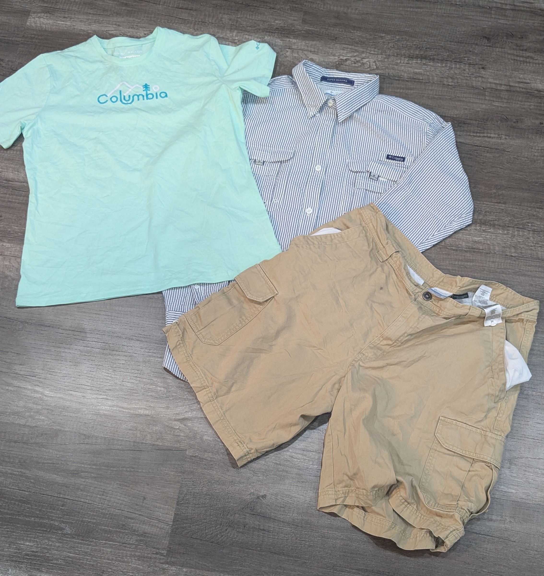1468 - Columbia Camisas, Shorts, Chapéu e Camisetas