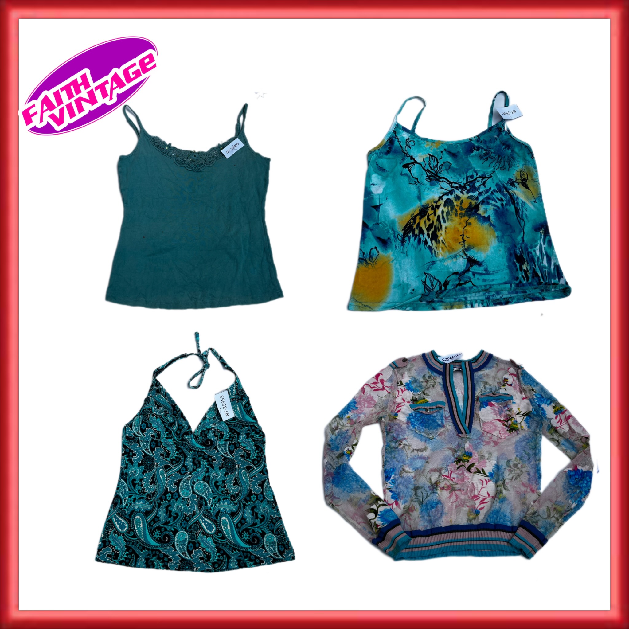 Color Splash Top Dress Skirt Mix(FV-217)