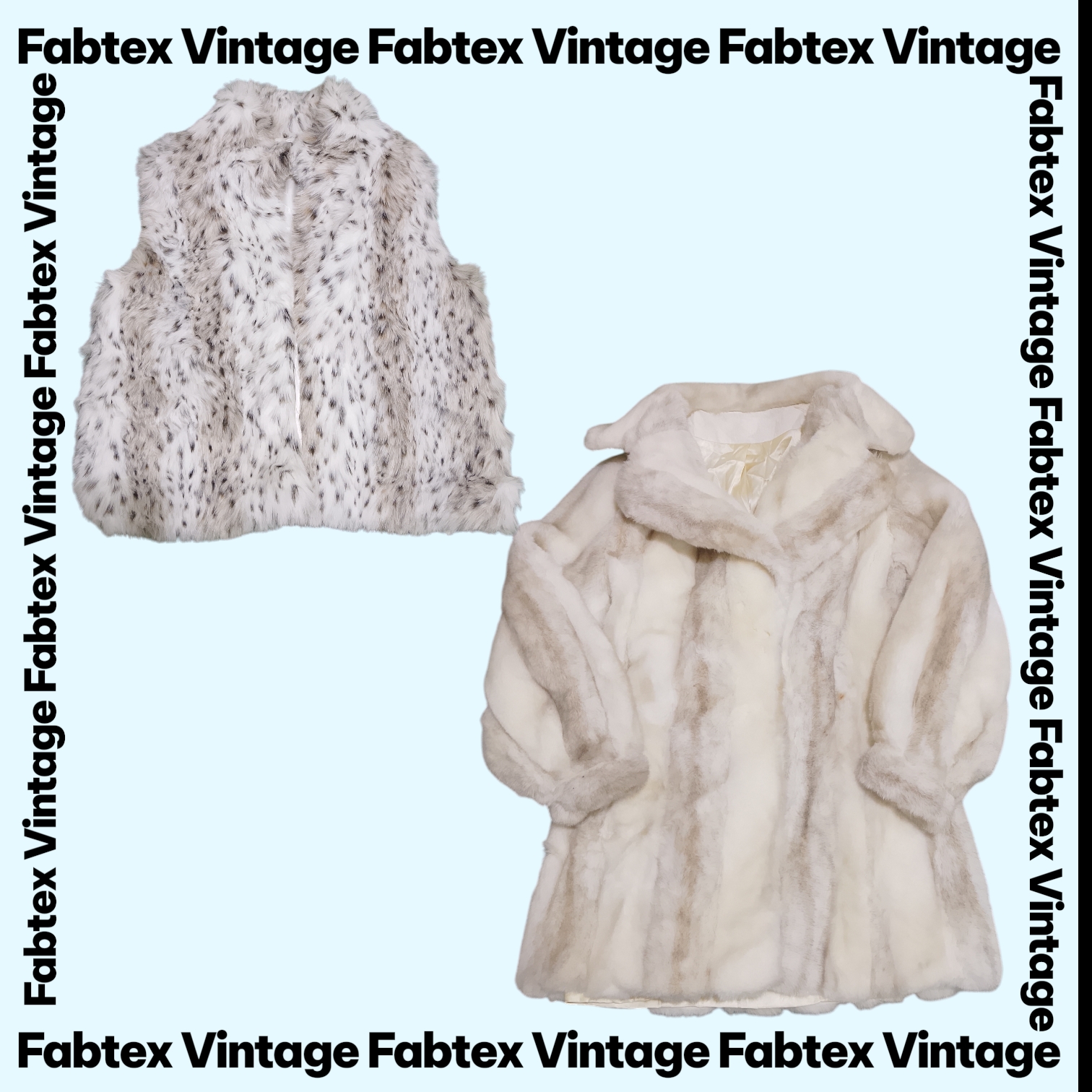(FV-786) Y2K Soft White Aesthetic Faux Fur Coats
