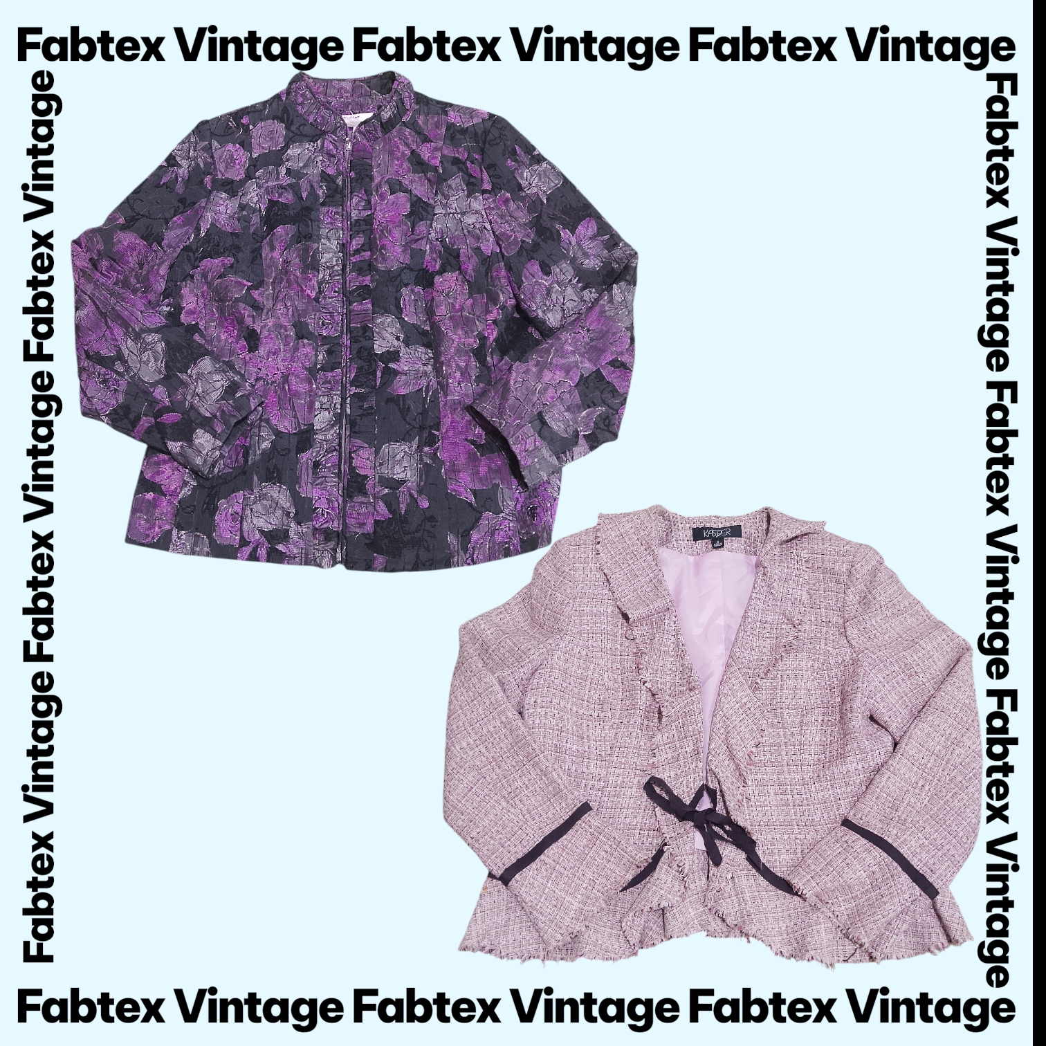 (FV-785) Y2K Fancy Purple Coats