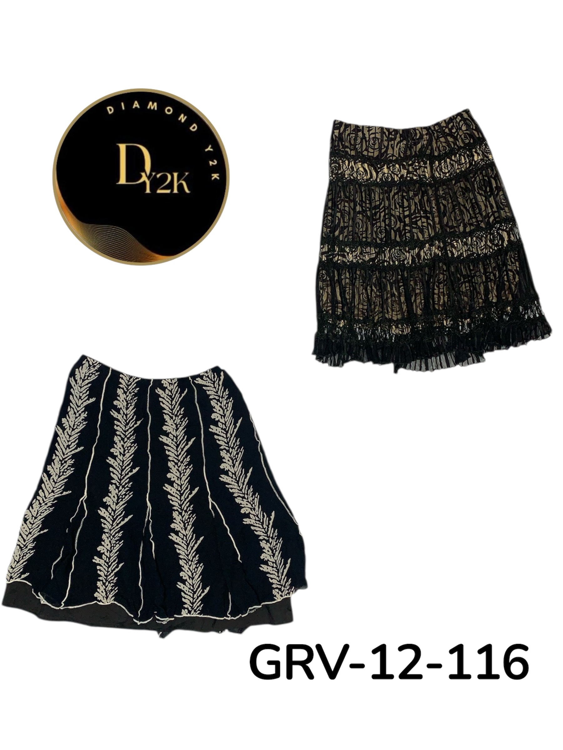 Y2K Polster Mixi Skirt – Iconic 2000s Style (GRV-12-116)