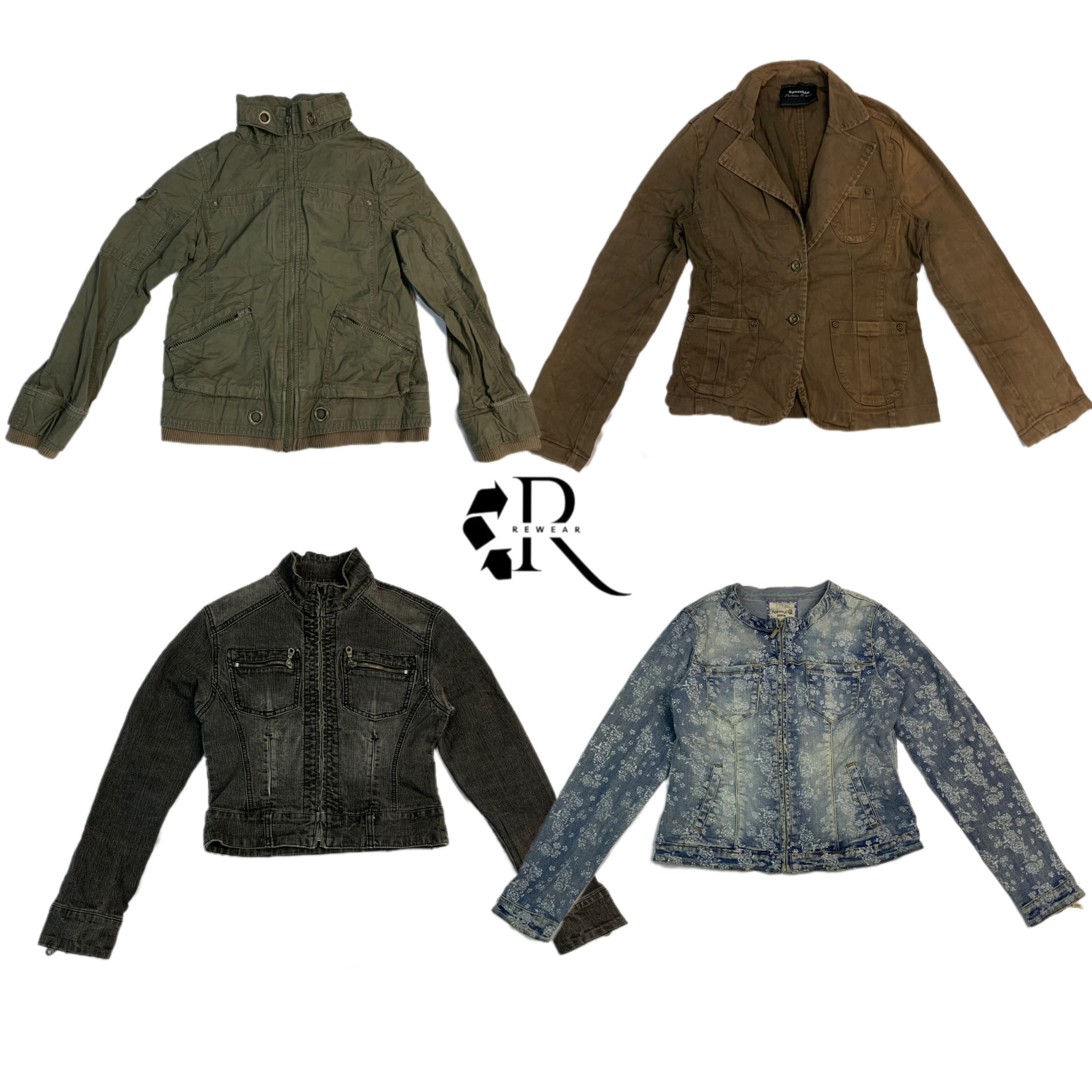 Y2K Era Cyber Girl Denim Jaket RW-1379