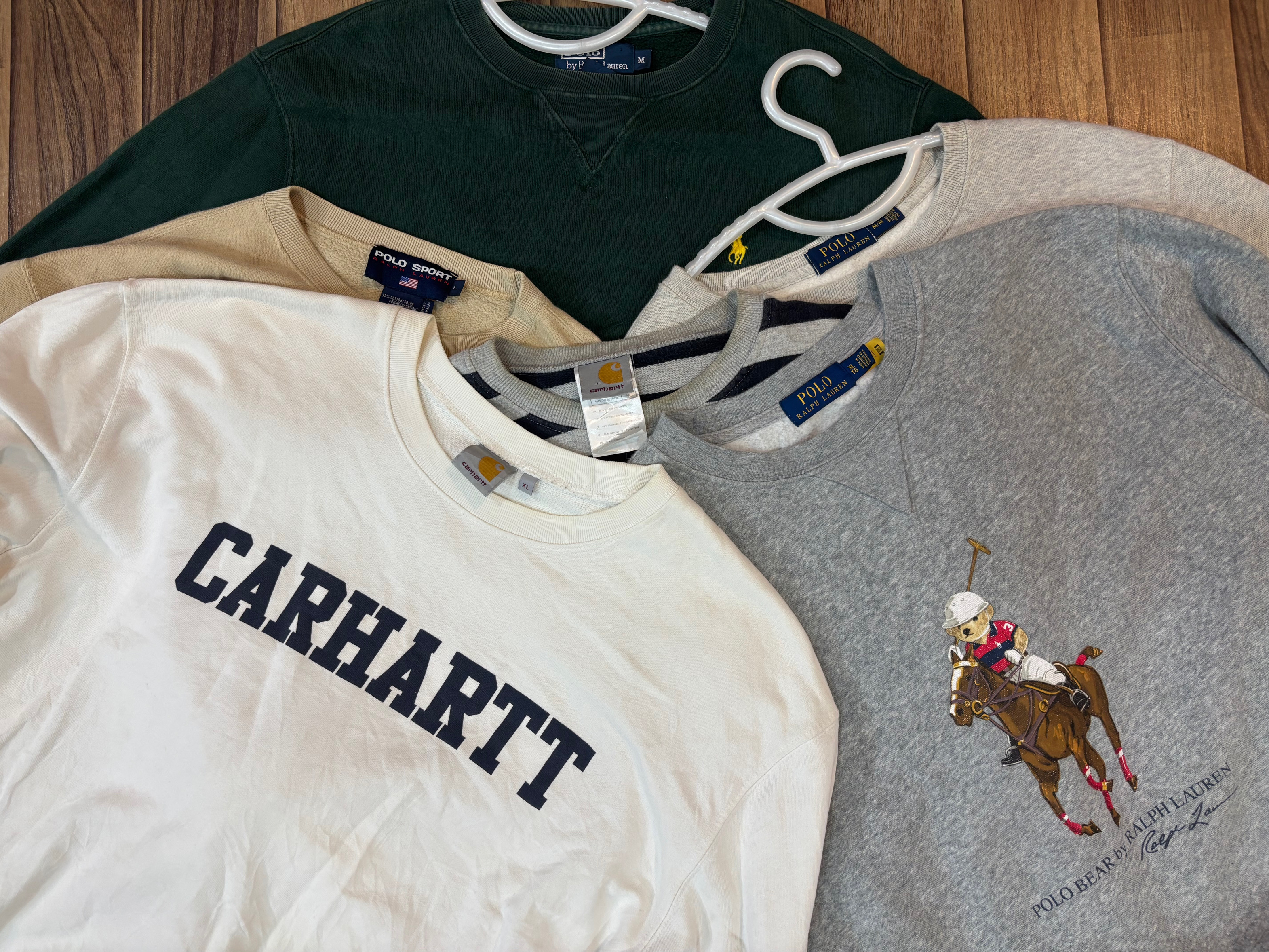 Carhartt & Polo スウェットシャツ