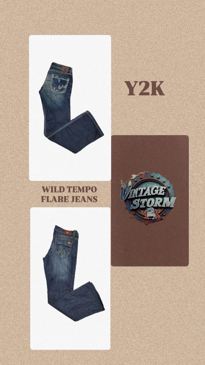 Jeans Flare Y2K Wild Tempo