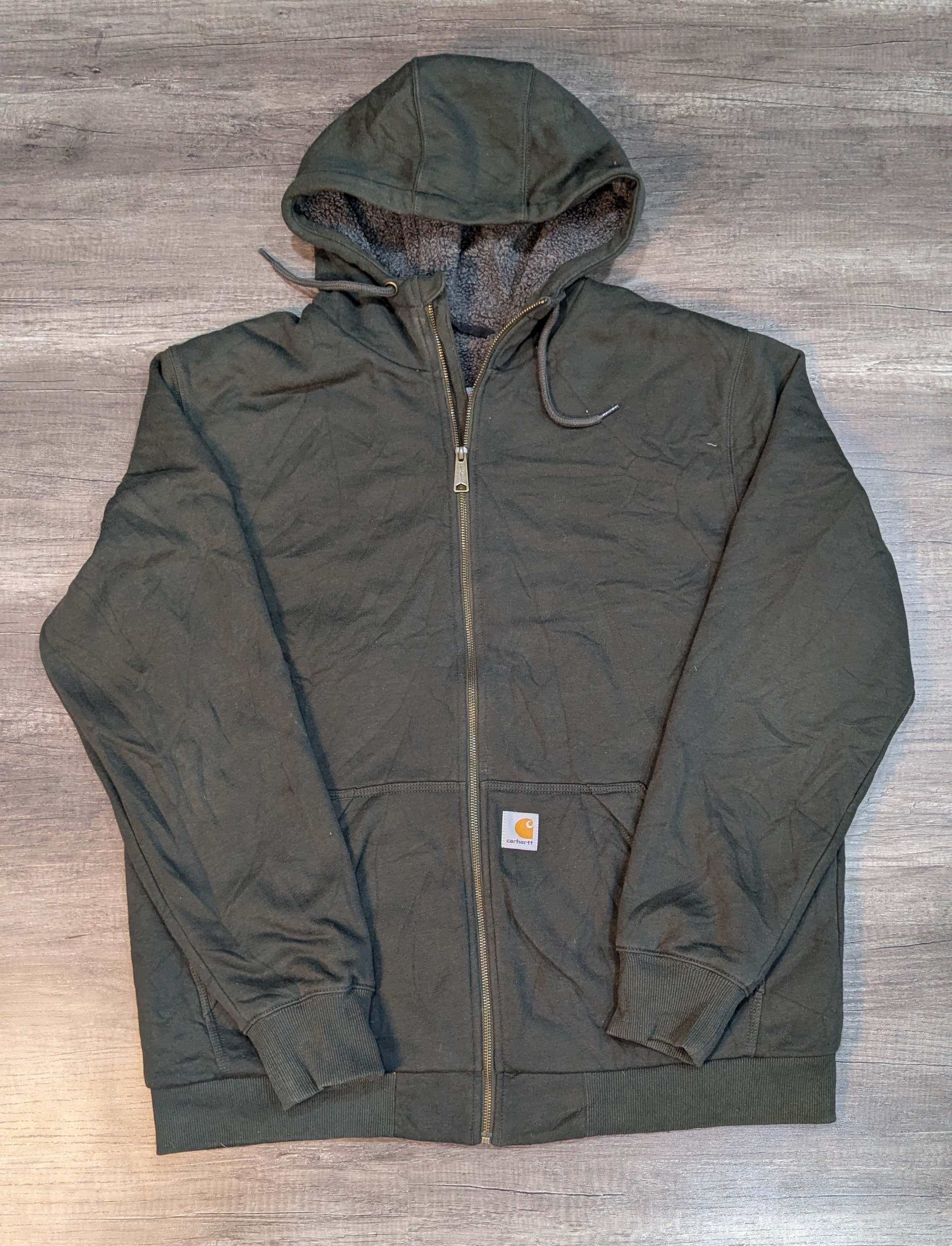 1473 - Carhartt Felpa Casual con Cappuccio & Felpa Intera con Zip