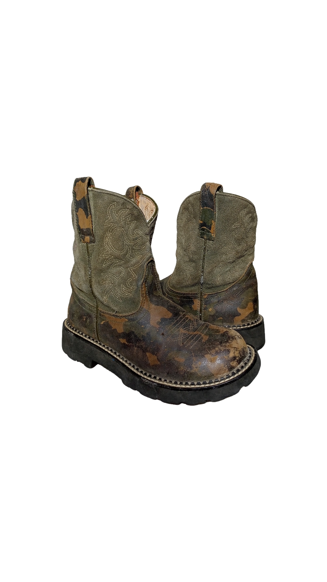 MV342# Farbige Vintage Cowboy-Stiefel.