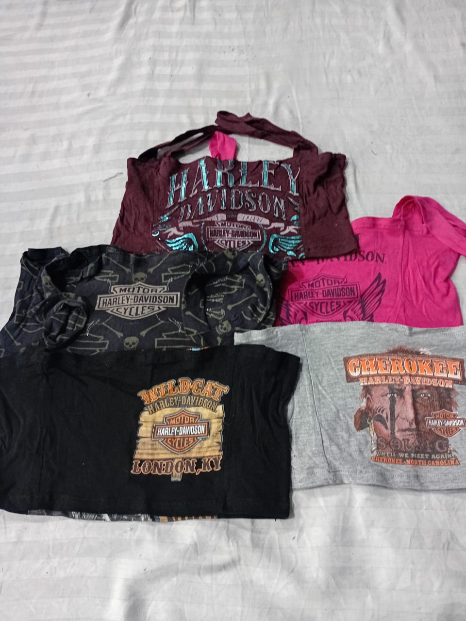 CR5658  Upcycled Harley Blouse