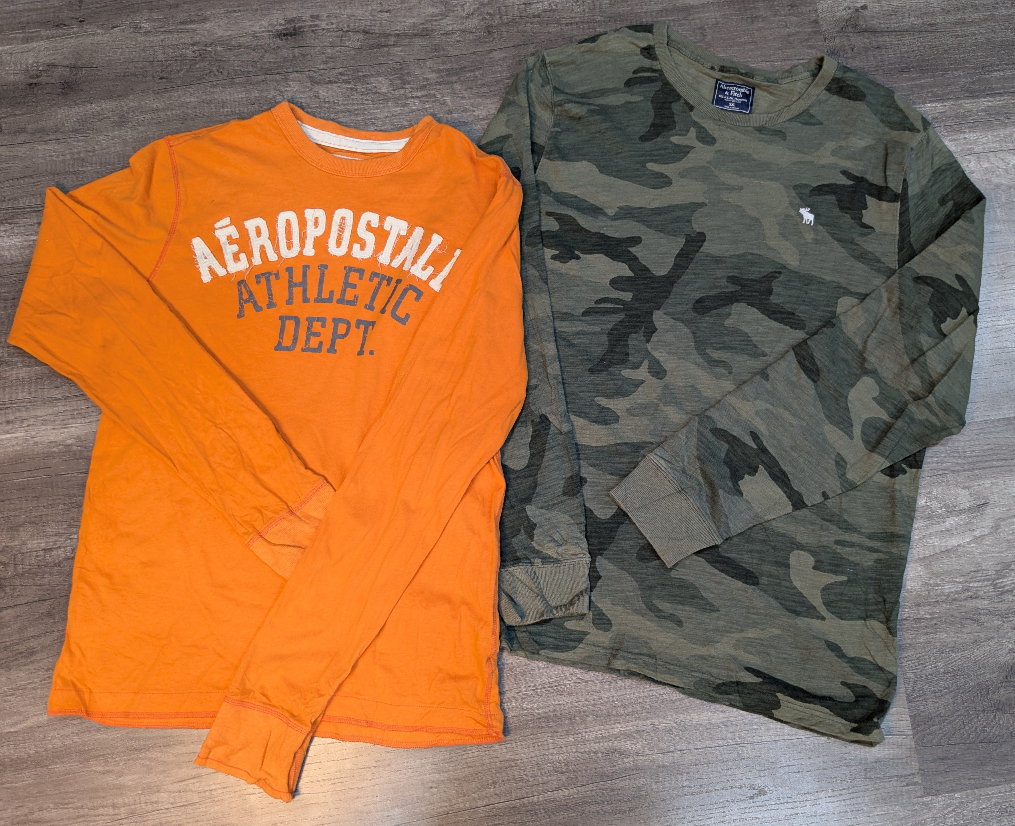 1481 - American Eagle, Aeropostale, Hollister, Abercrombie ロングスリーブ Tシャツ