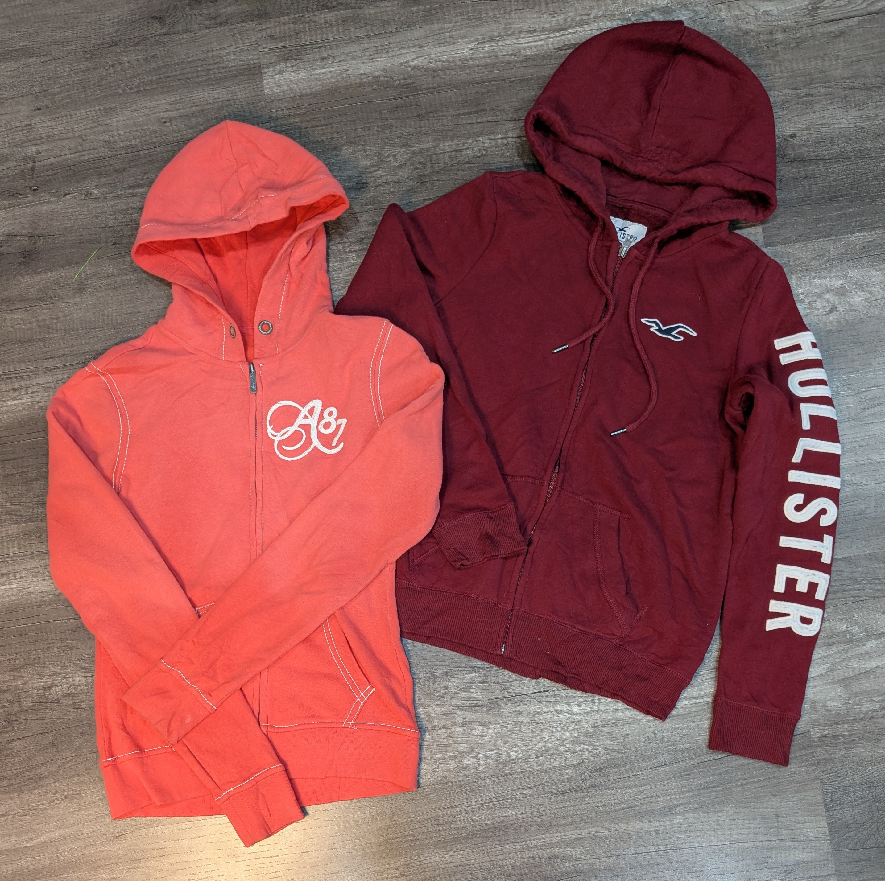 1482 - Aeropostale, Hollister, Abecrombie フルジップパーカー