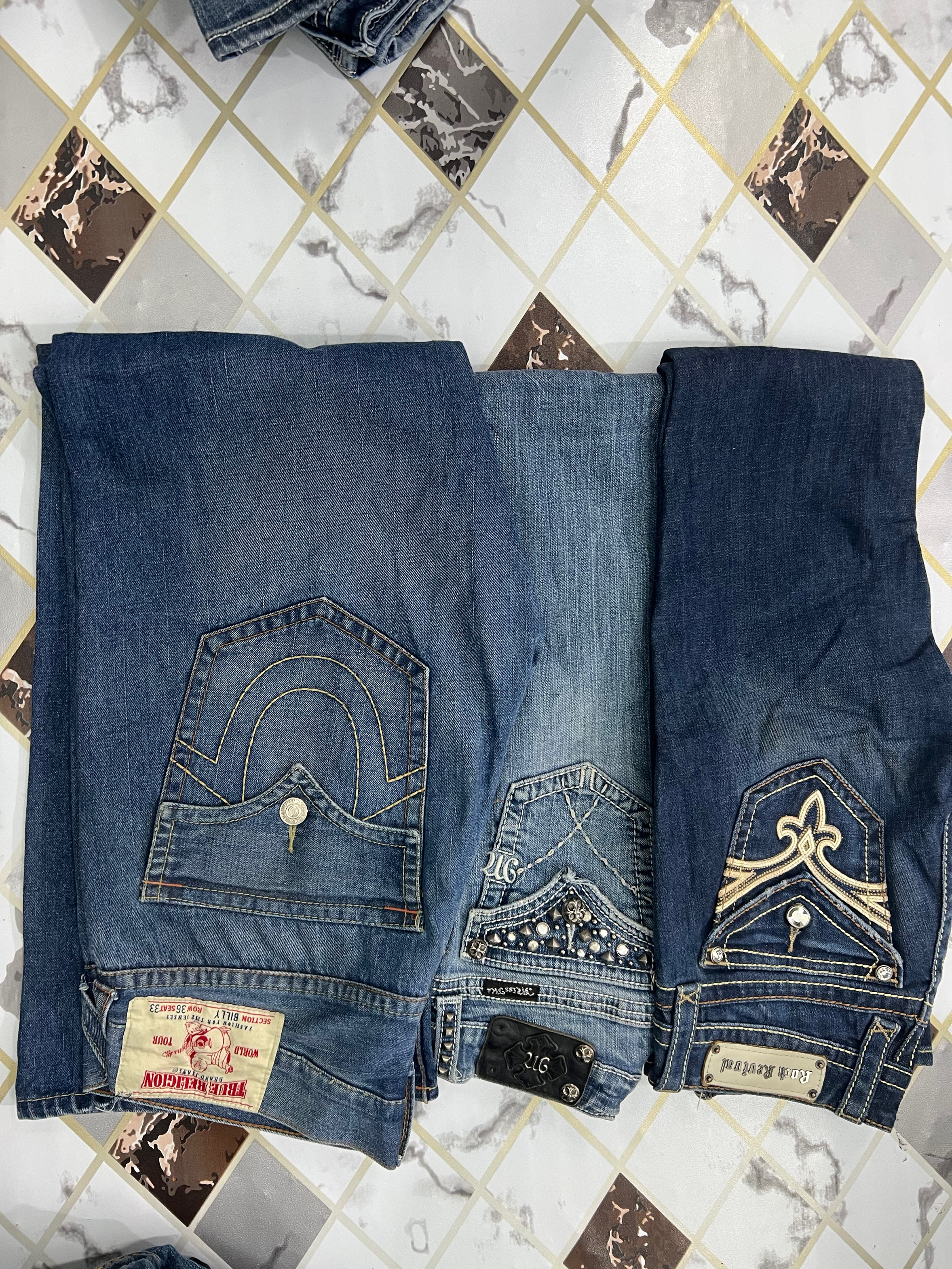 Calças True Religion Miss Me Rock Rivivial