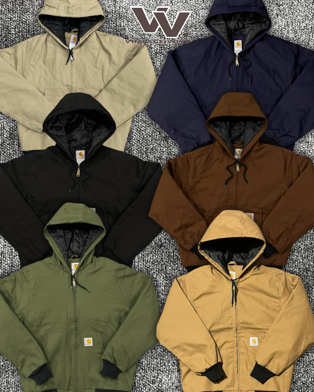 Carhartt reworked style mix colour hooded jackets #1712
