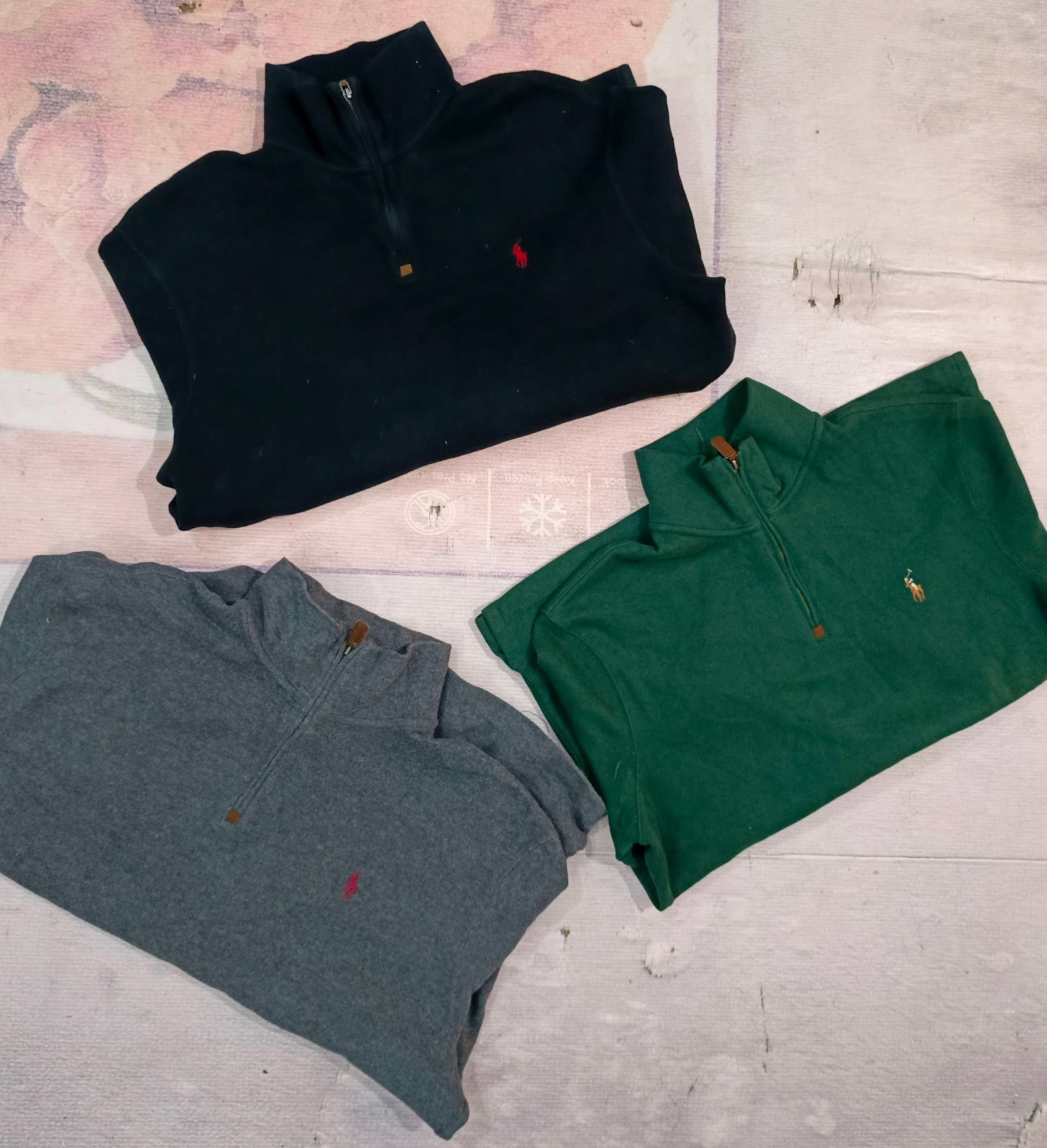POLO RALPH LAUREN HALF ZIP SWEATER 18PCS