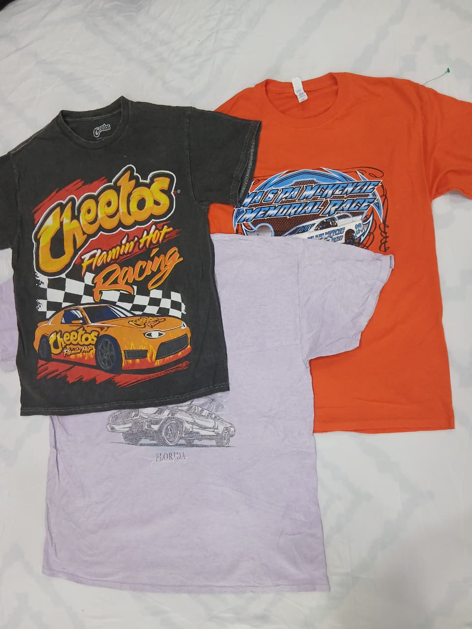 CRZ1163 Unbranded Racing Print T-Shirt