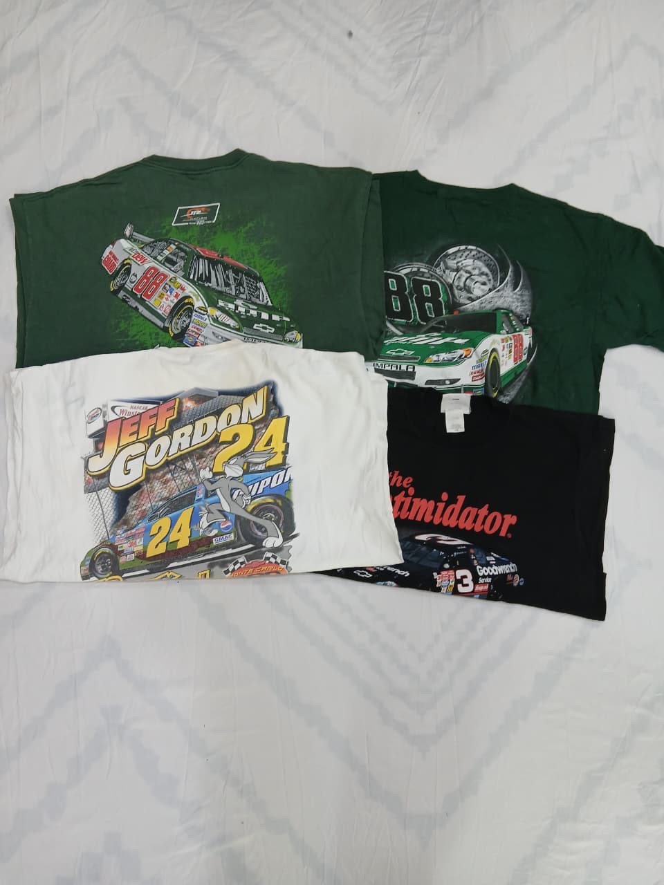 ZV1164 NASCAR Racing Print T-Shirts