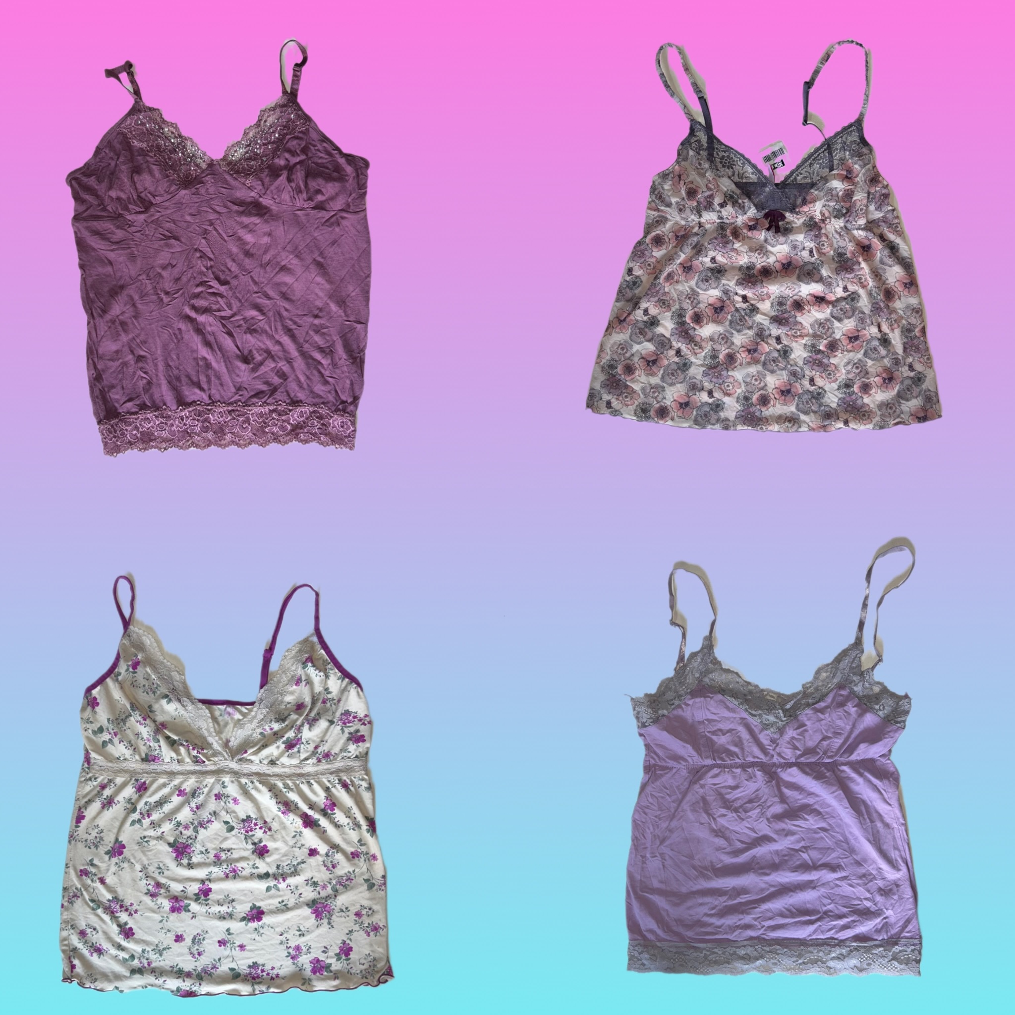 Y2k cute core cami tops ( SU 283)