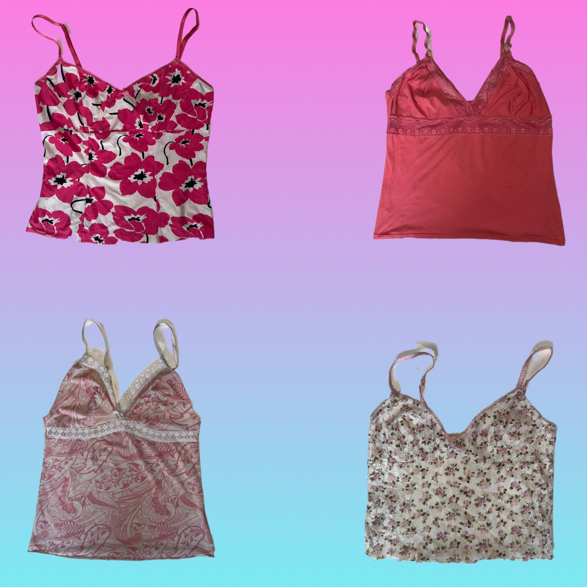 Y2k Soft girl cami tops (SU 282)