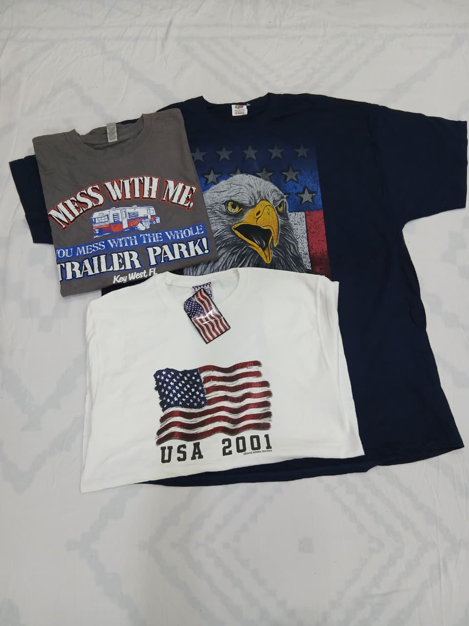 ZV1169 Unbranded State Print T-Shirts