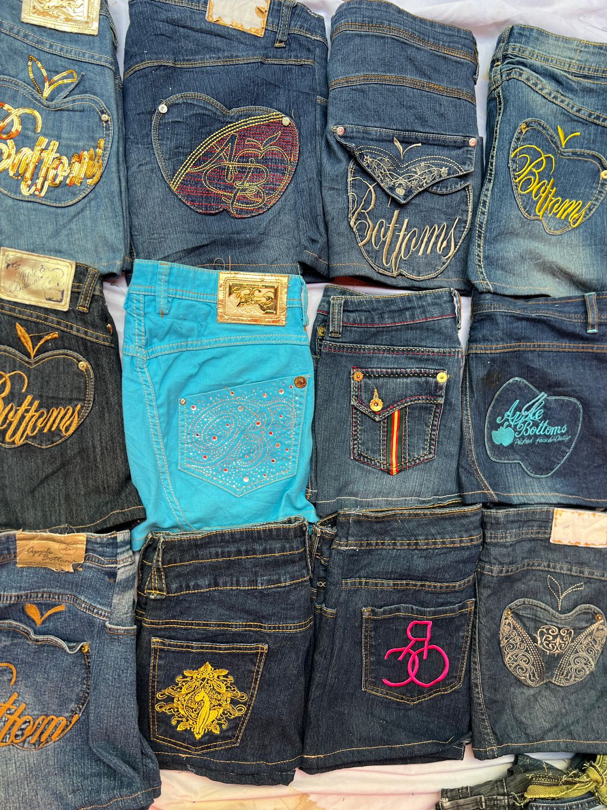 APPLE BOTTOM, COOGI, ROCAWEAR MINI SKIRTS