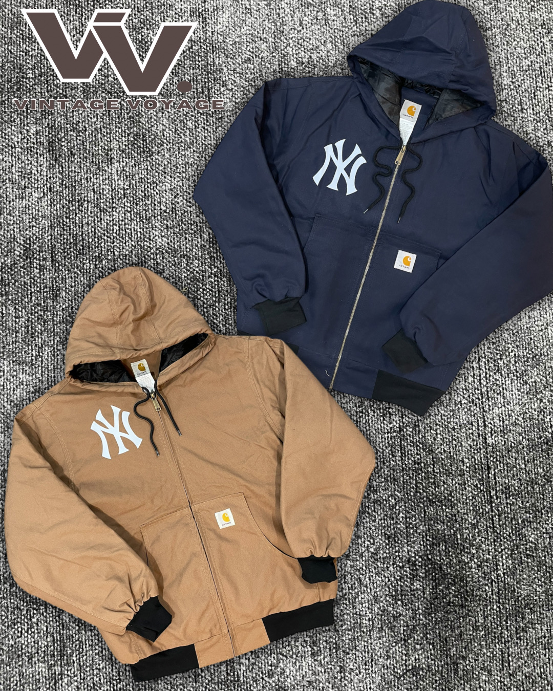 Carhartt x Yankees überarbeiteter Stil Mix Farben Kapuzenjacken #1712