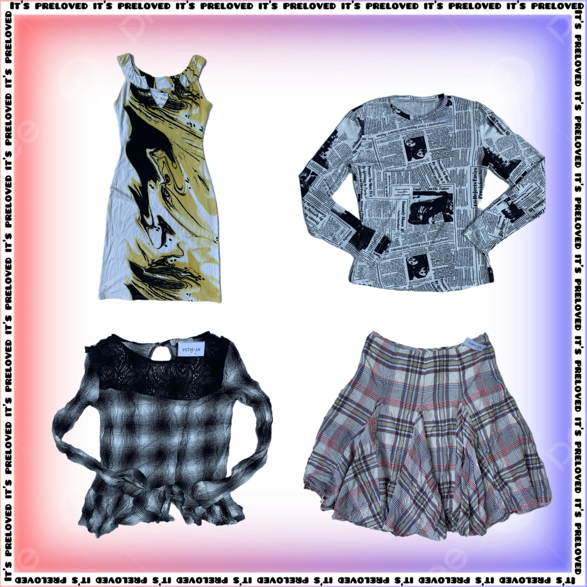 Cool Girl Next Door Bundle - Top, Dress, Skirts (SS-1729)