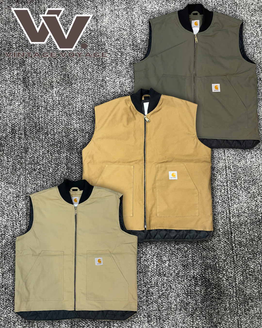 Carhartt reworked style mix colour gilets #1712