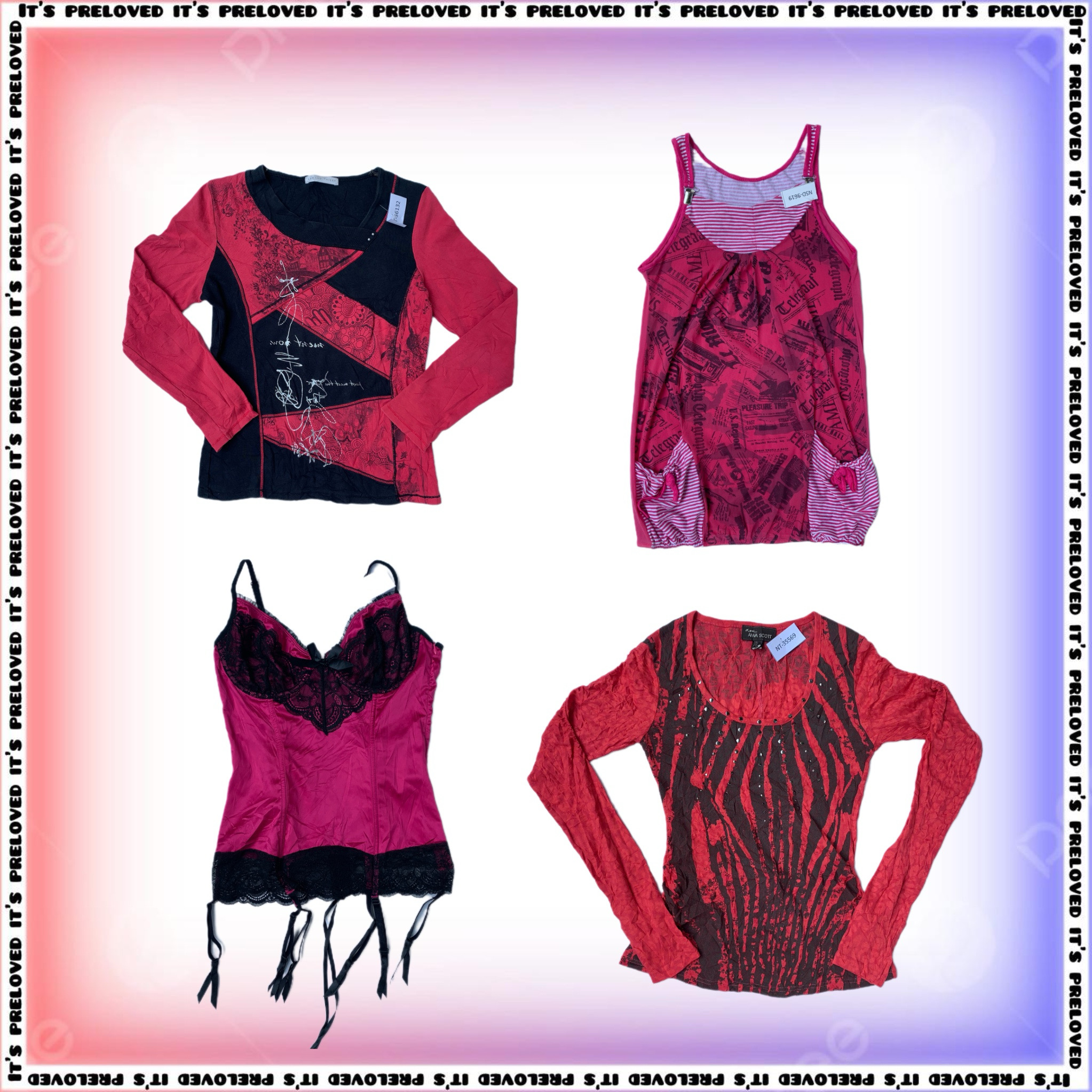 Gothic Red Babe - Tops, Dresses, Skirts (SS-1730)