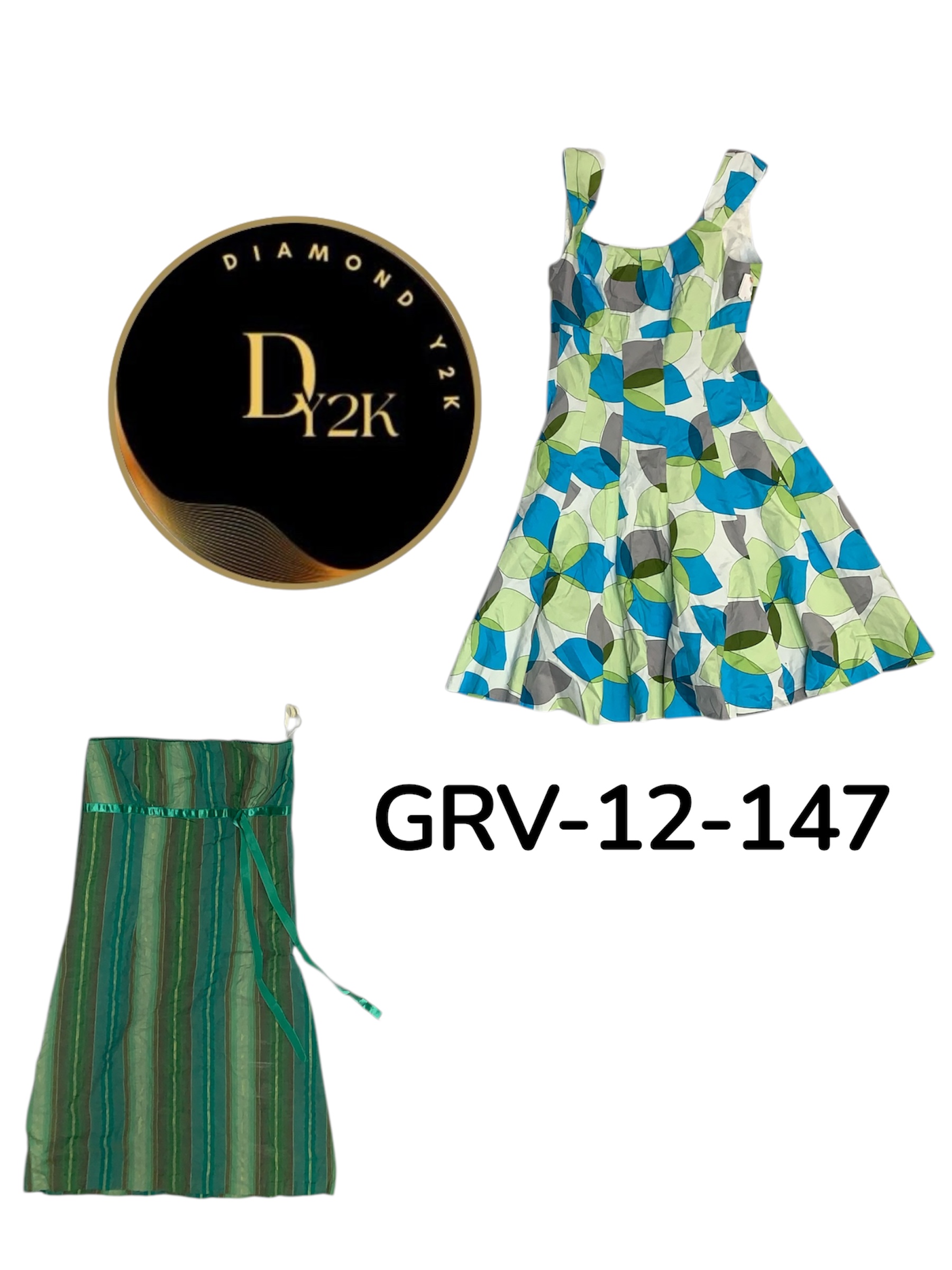 Vestito in Cotone Y2K – Tessuto Morbido Taglio Retrò (GRV-12-147)