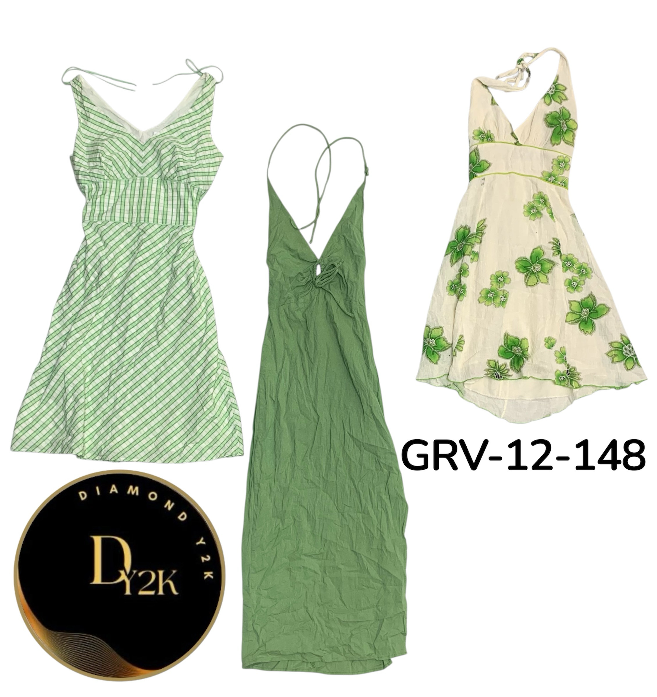 ビンテージ2000年代コットンドレス | Y2Kコアスタイル (GRV-12-148)