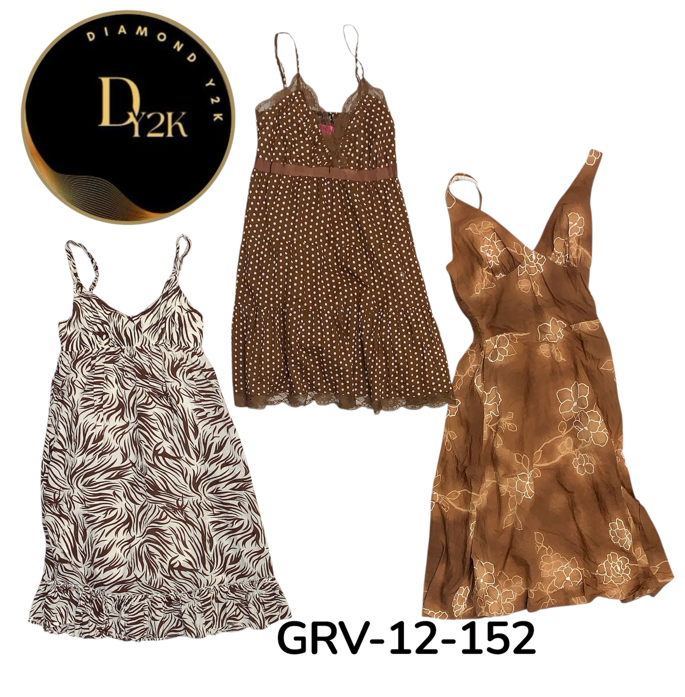 Rare Y2K Cotton Dress | Aesthetic Fashion (GRV-12-152)