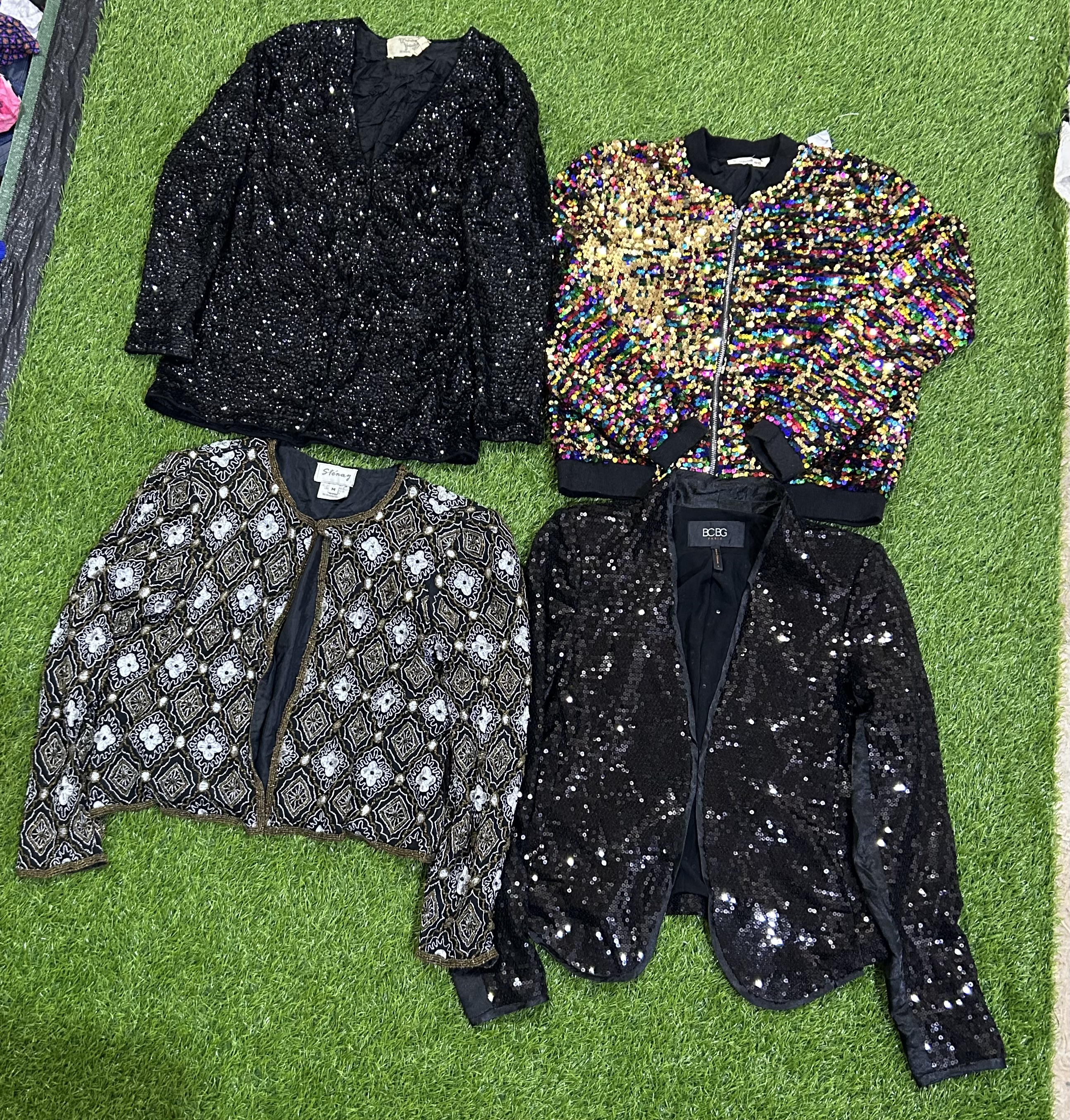 Y2Kヴィンテージ ビーズ カーディガン ミックス バンドル