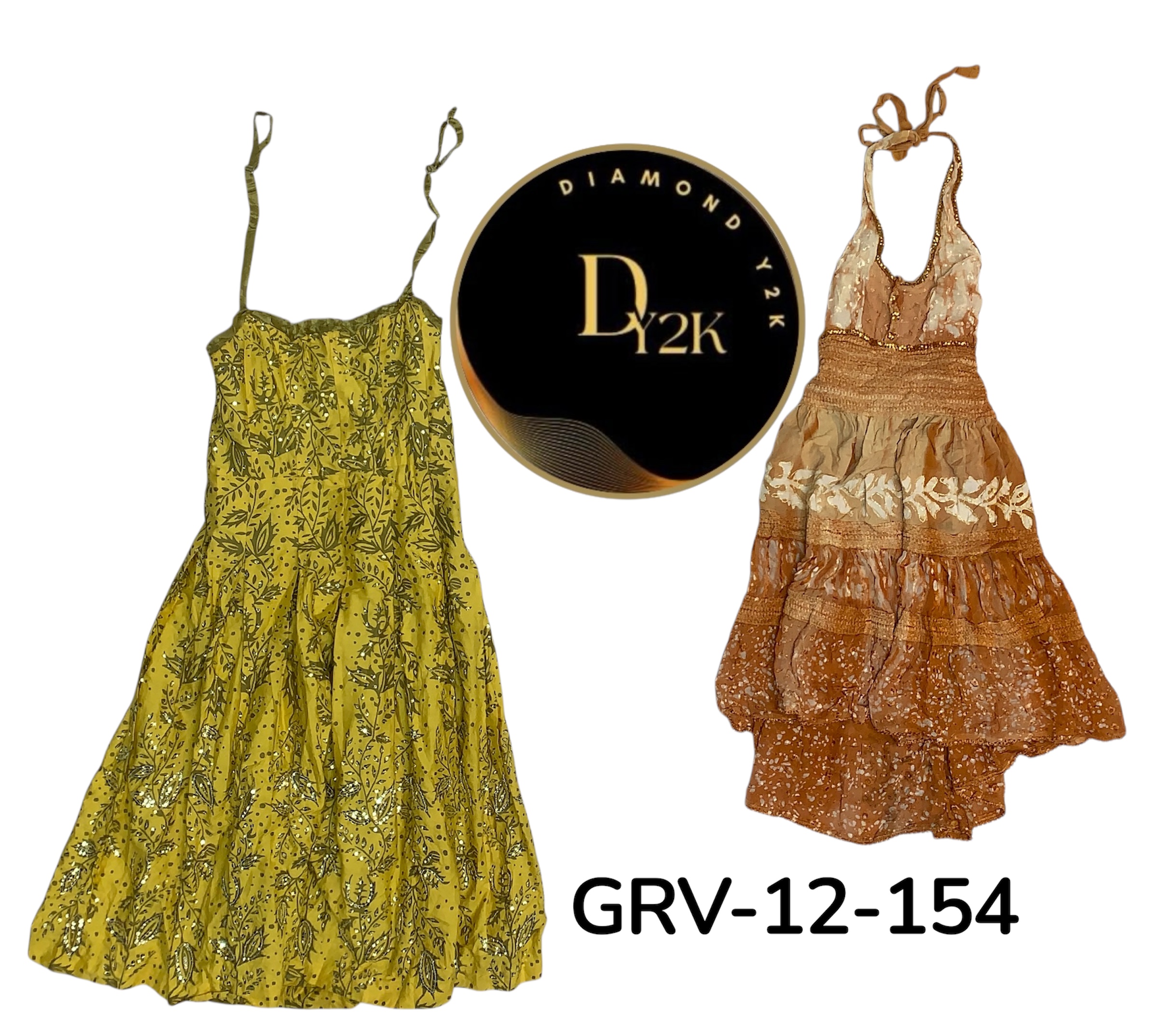 Iconic Y2K Cotton Dress | Trendy Vintage (GRV-12-1..