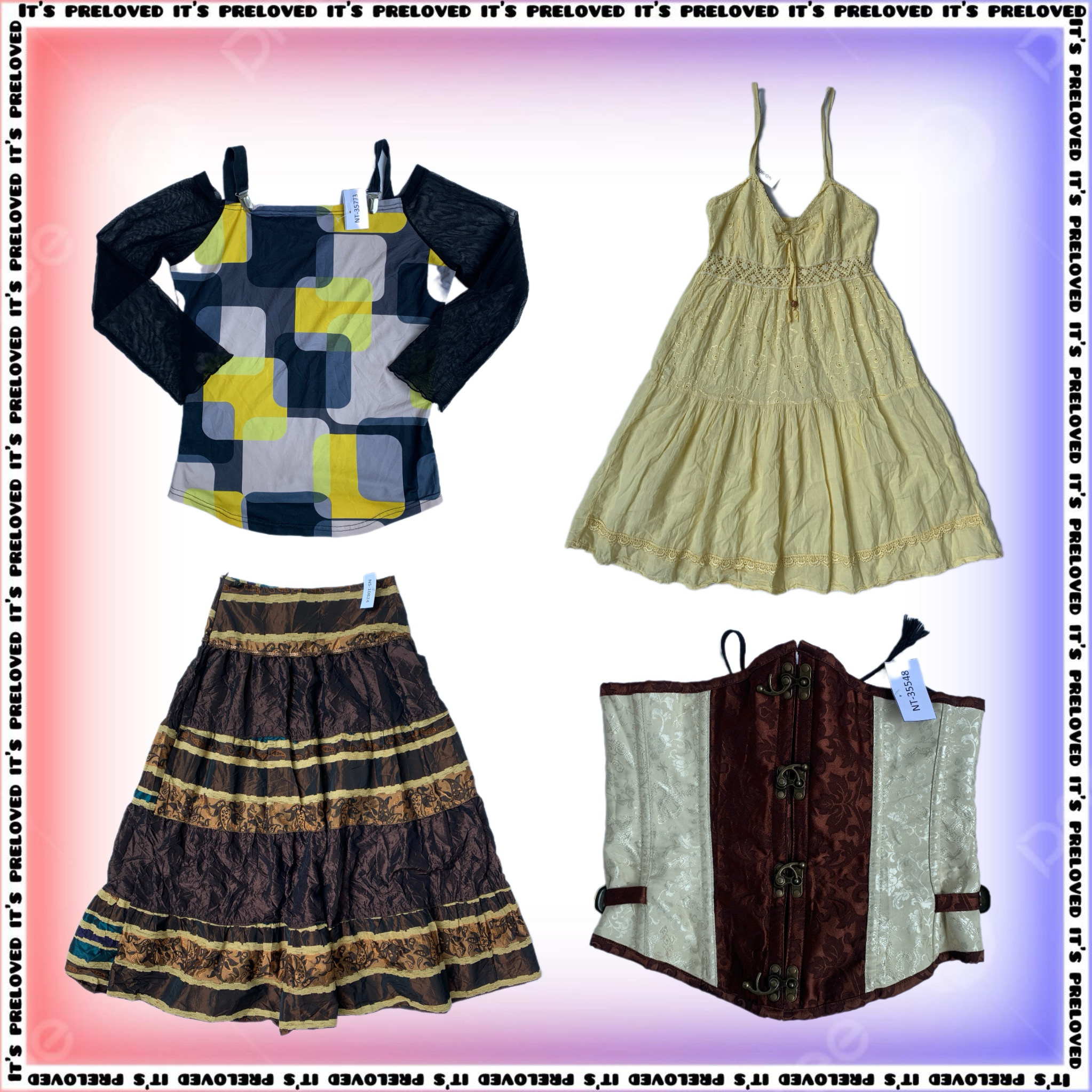 Sunshine Palette Bundle - Tops, Dresses, Skirts (SS-1733)