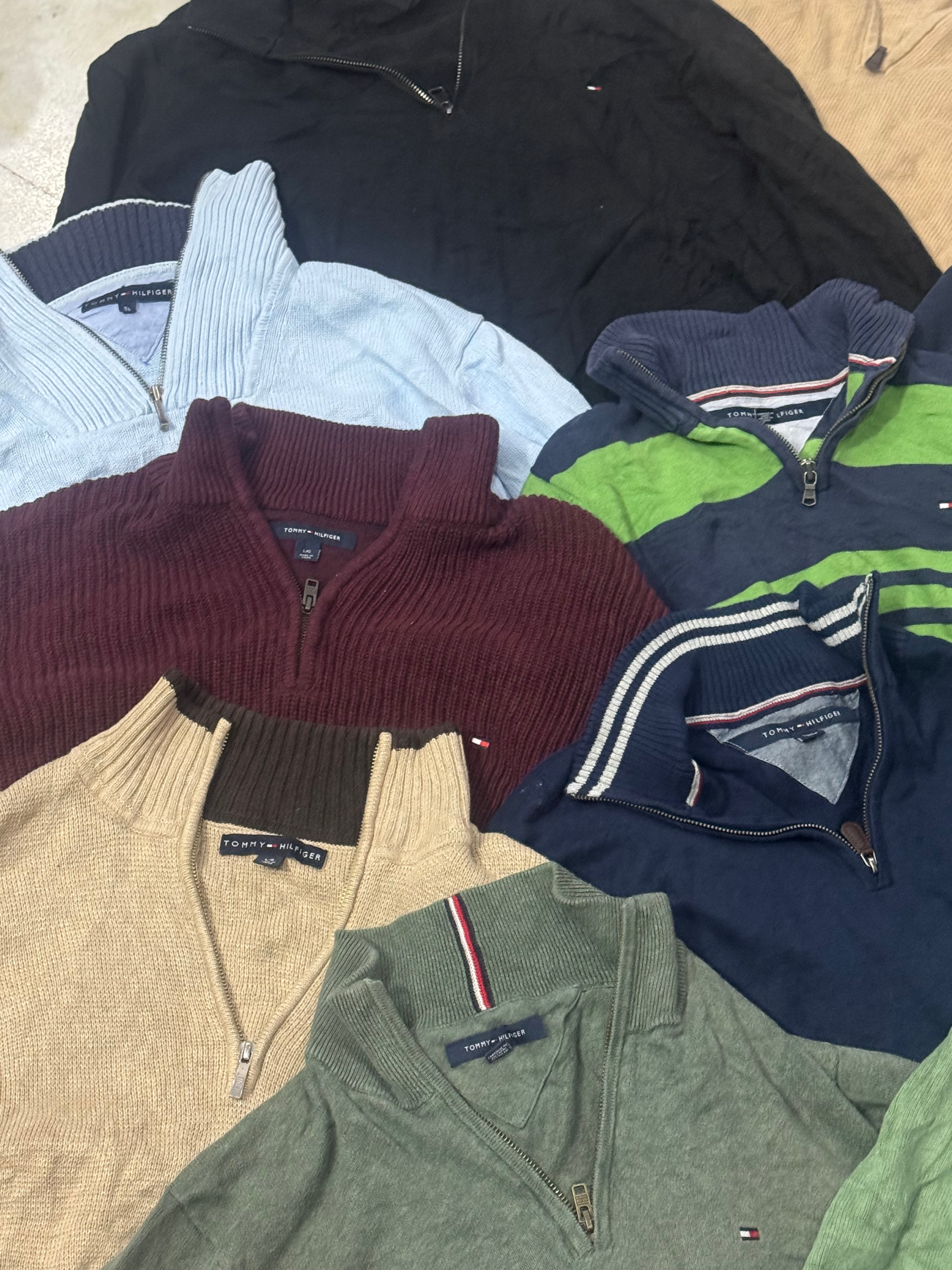 トミーヒルフィガー 1/4 ジップ